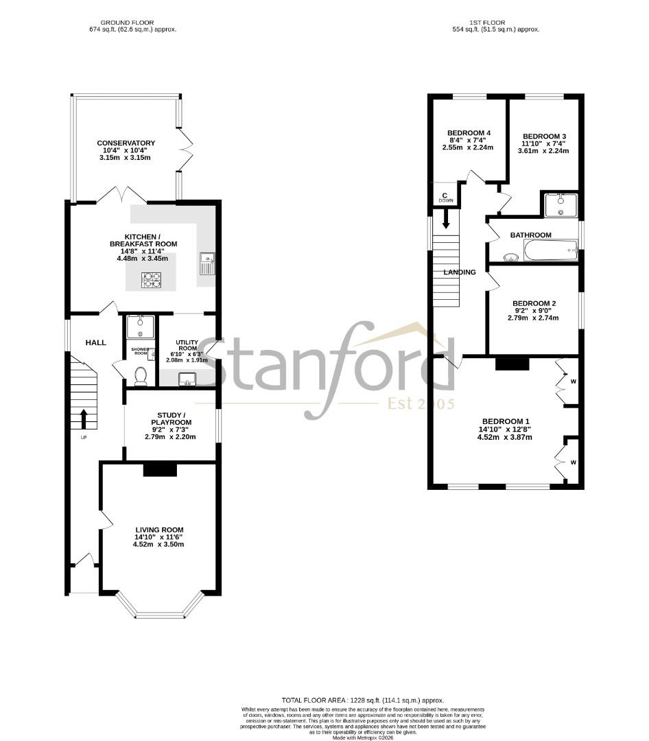189, Manor Farm Road, Southampton floorplan