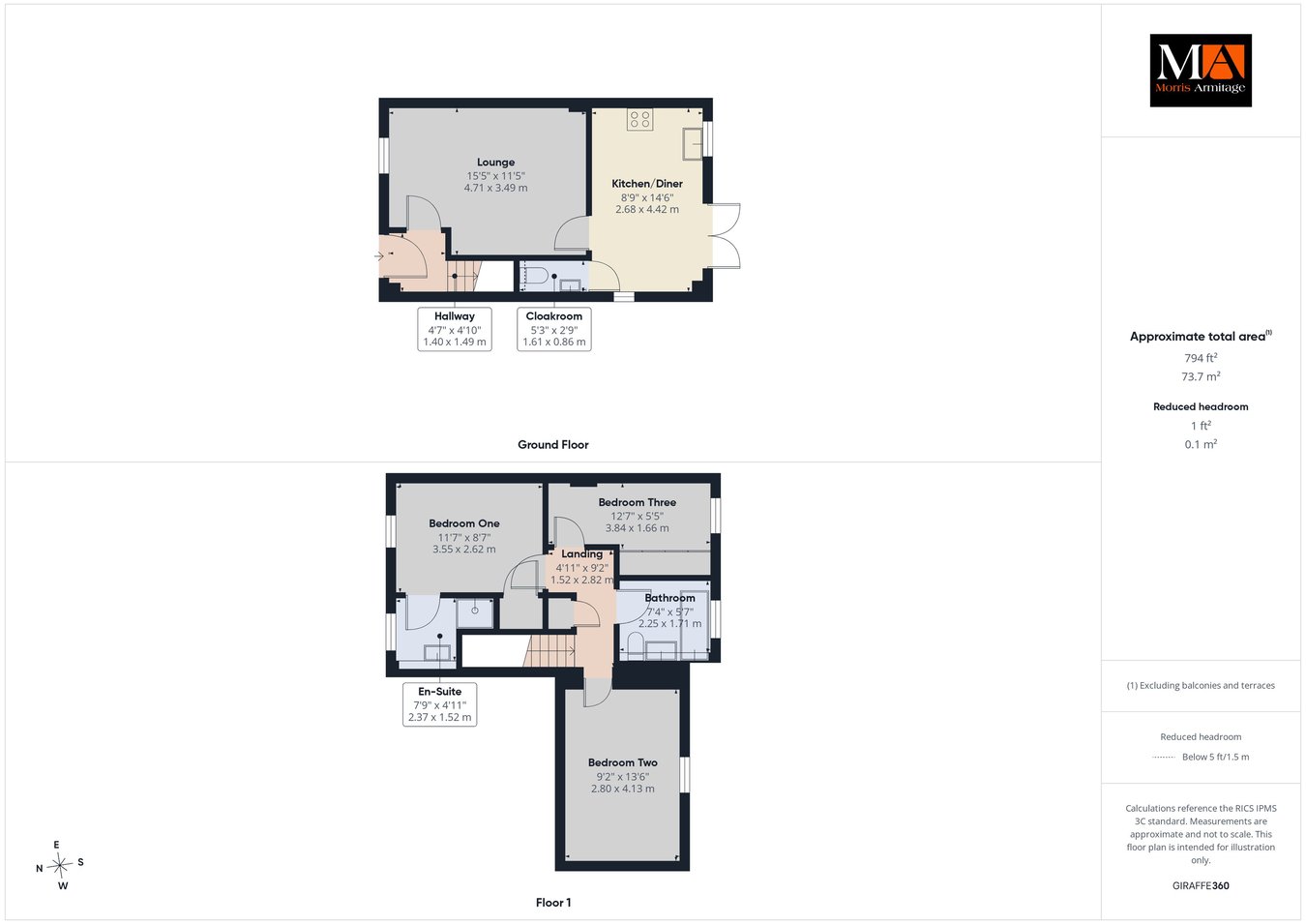 4 Church Cottages, High Street, Downham Market floorplan