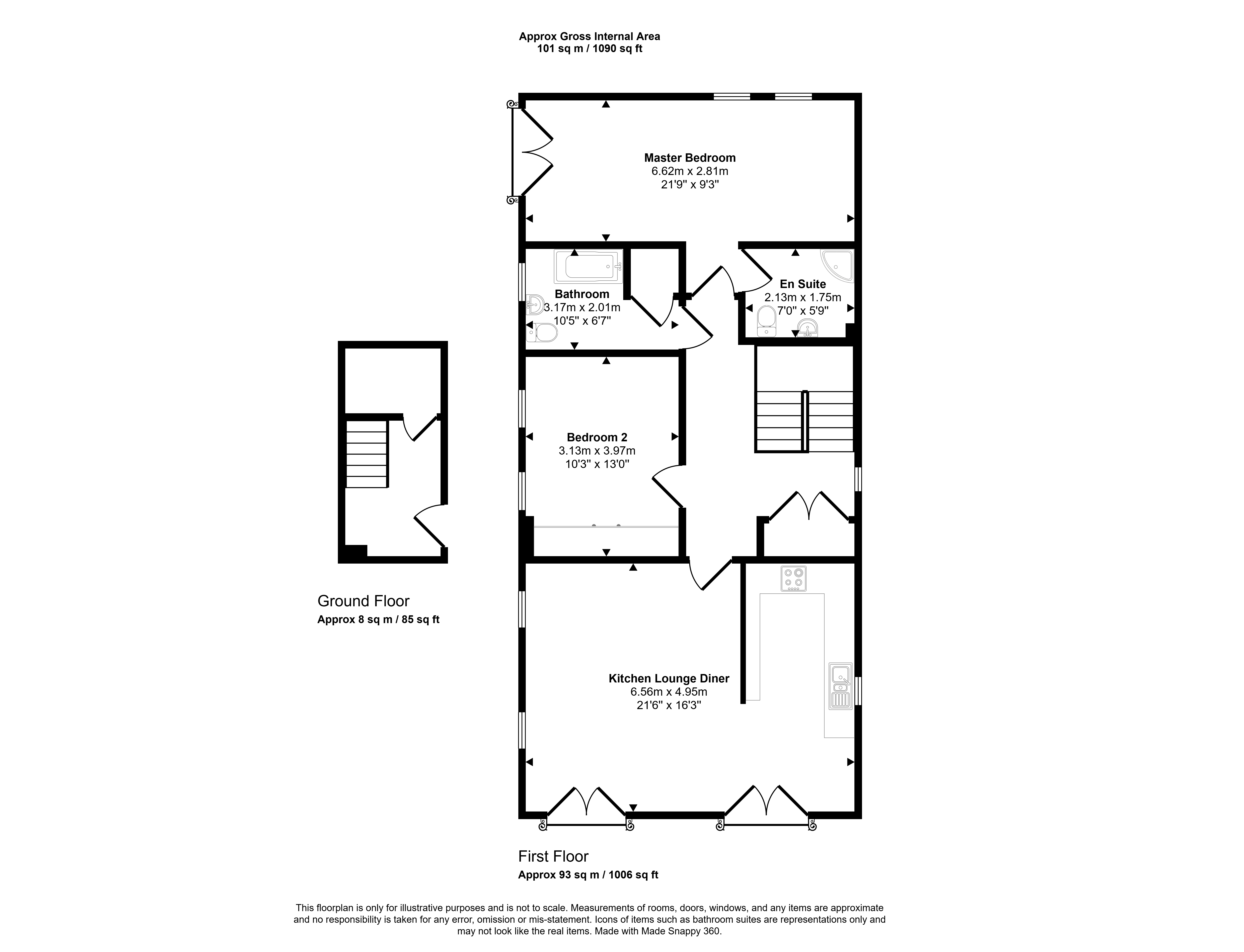19, Essyn Court, Peterlee floorplan