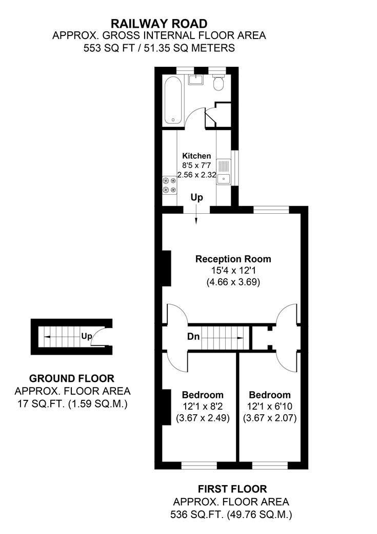 62a, Railway Road, Teddington floorplan