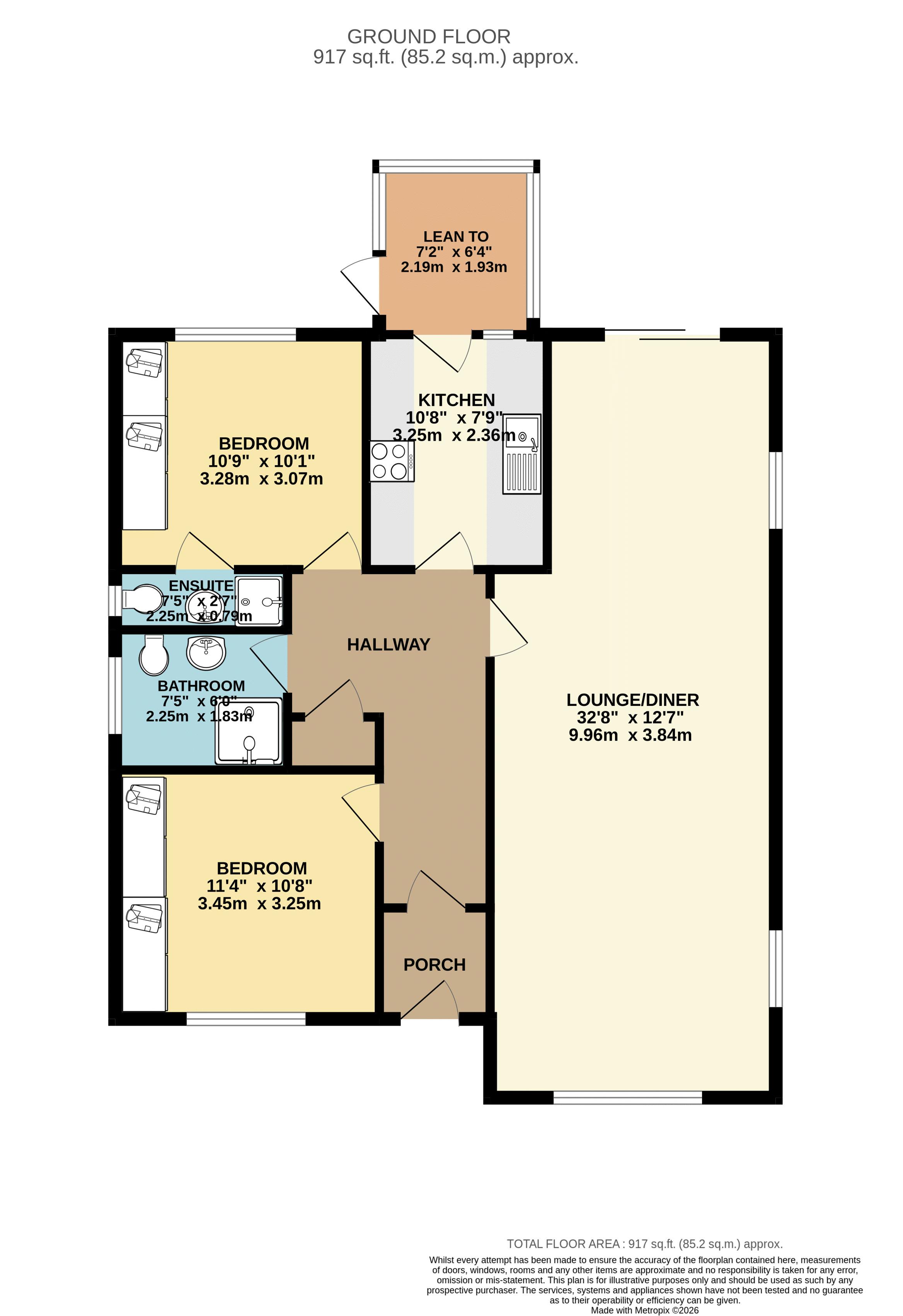 12, Hillcrest Drive, Scunthorpe floorplan