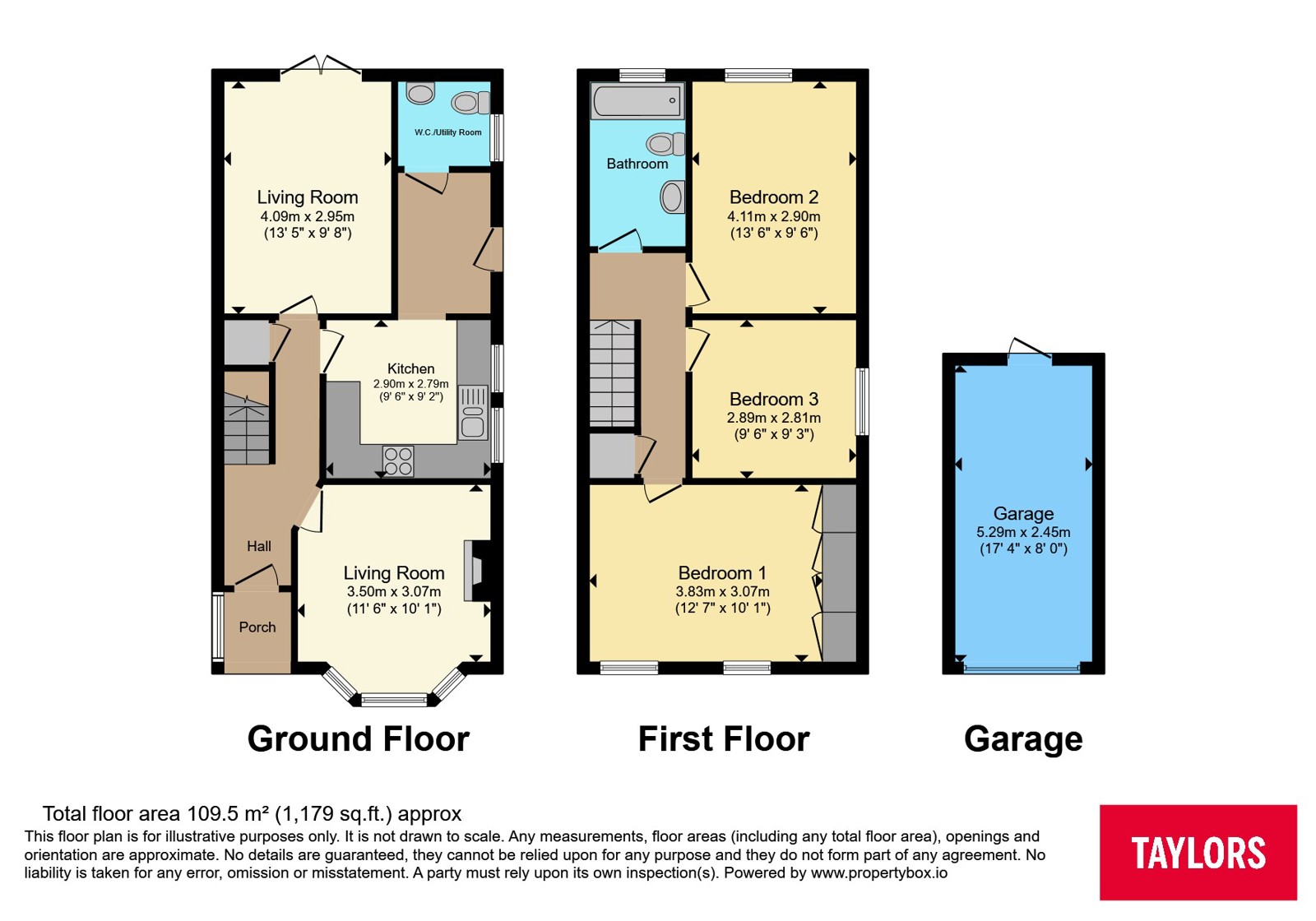 77, York Street, Bedfordshire floorplan