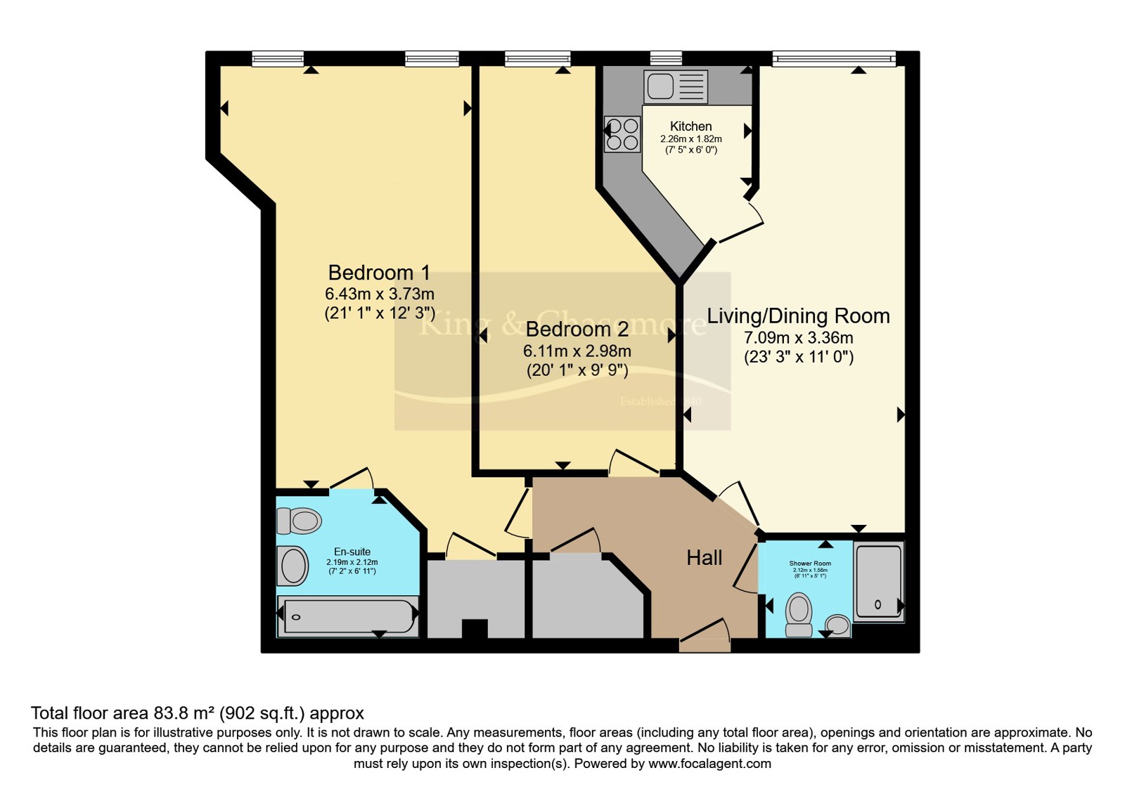 Flat 15, Turner House,, St. Margarets Way, West Sussex floorplan