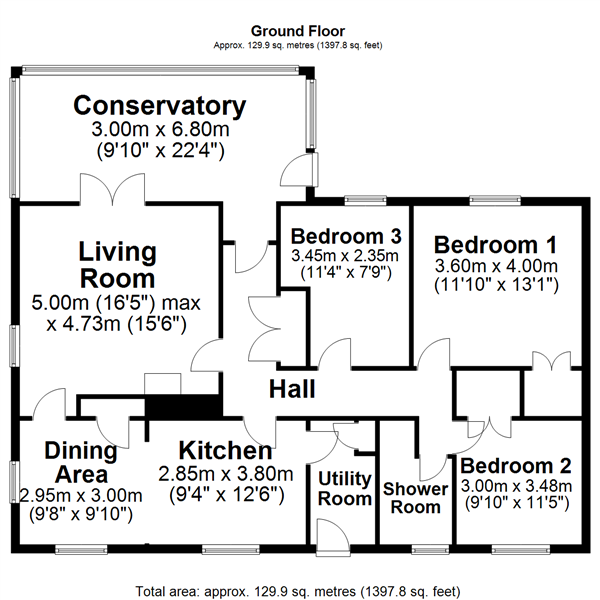 The Noust,, Eday, Orkney floorplan