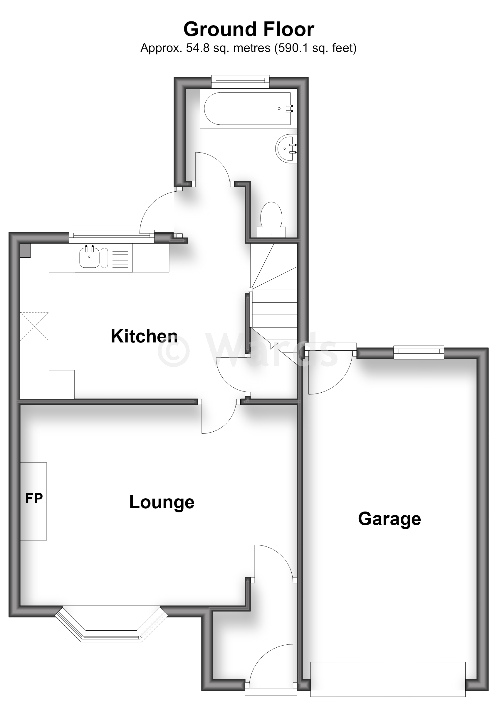 75, Calder Road, Maidstone floorplan