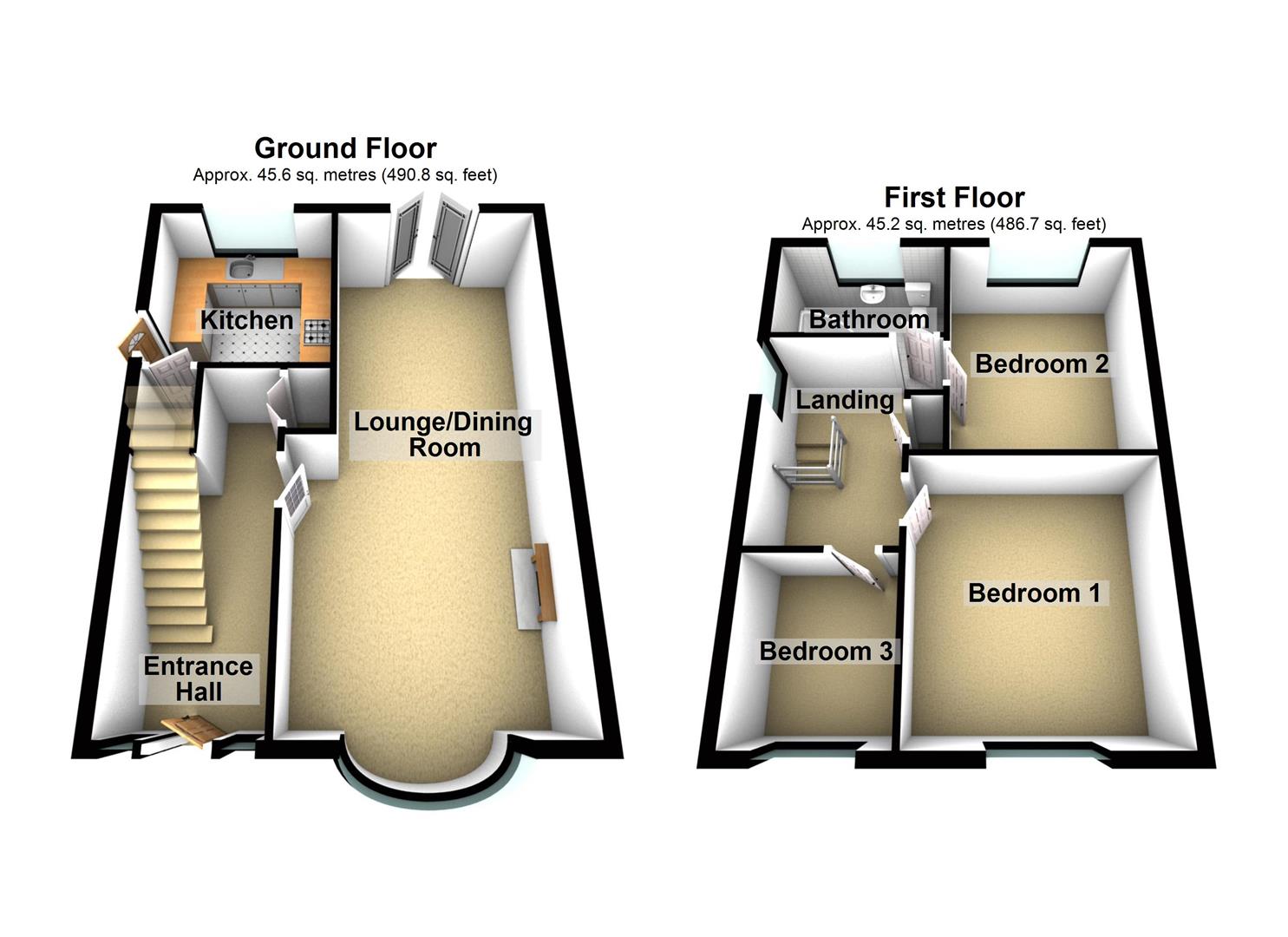 3 Bedrooms Detached house for sale in Roulstone Crescent, East Leake, Leicestershire LE12