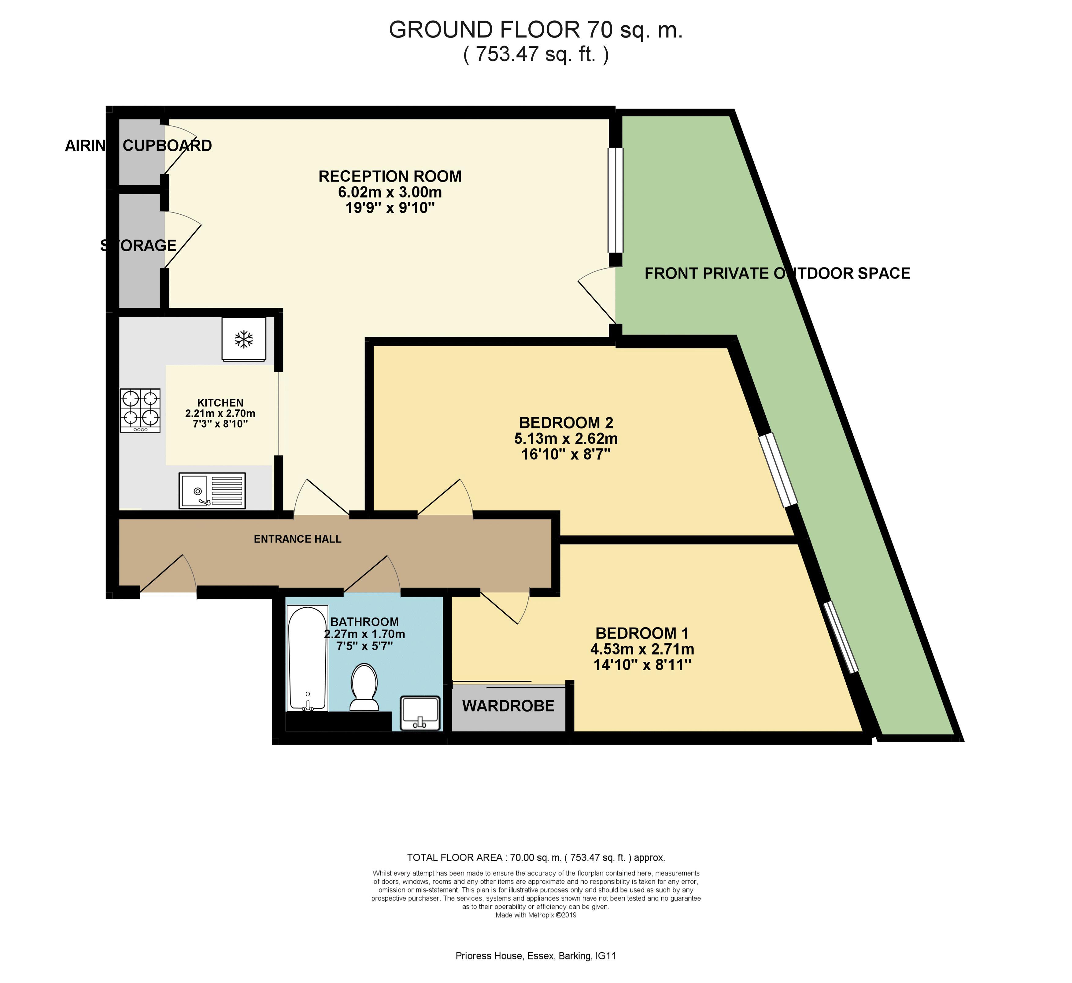 2 Bedrooms Flat for sale in Loxford Road, Barking IG11