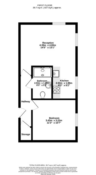 177 East Street, Bristol floorplan