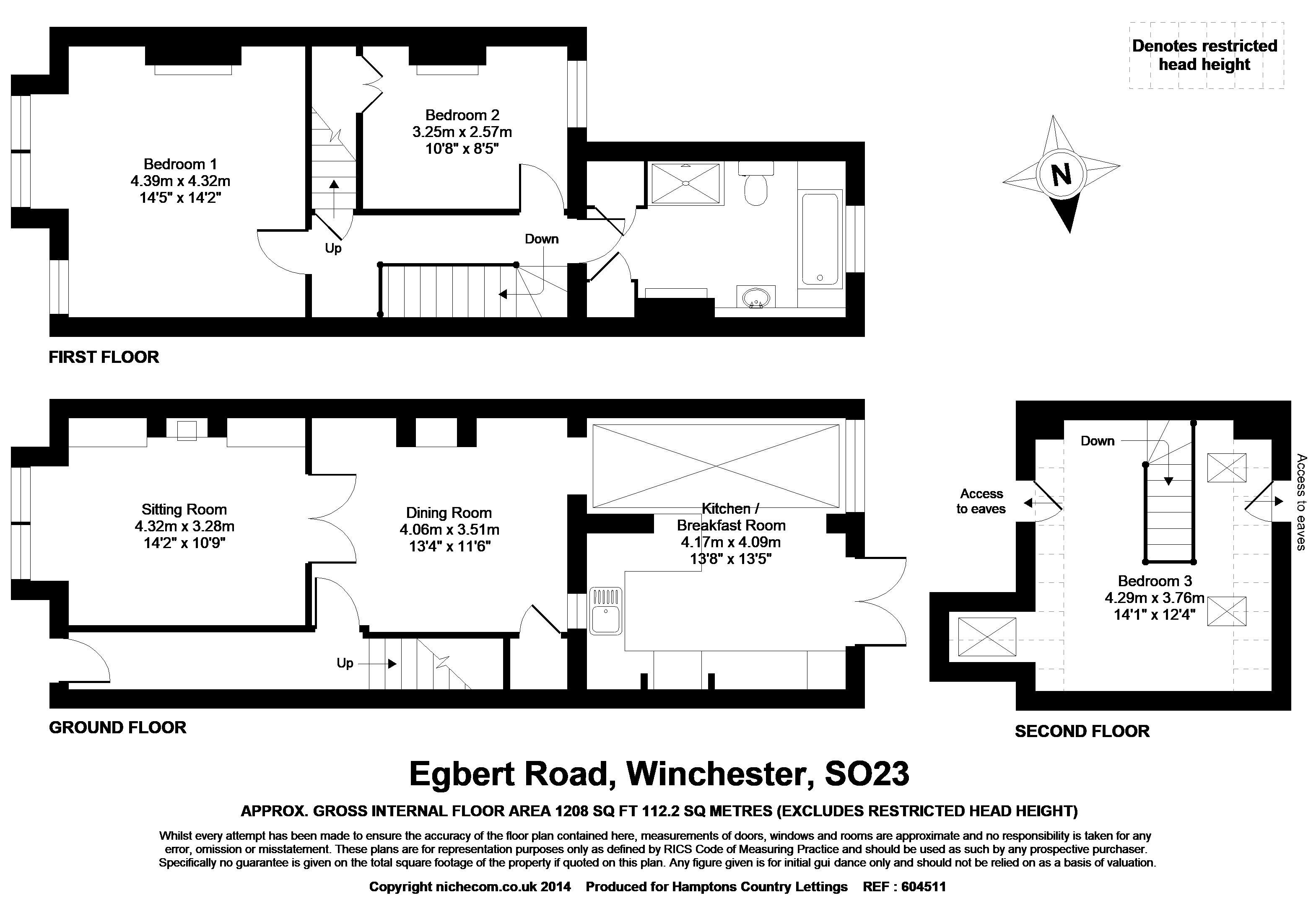 41, Egbert Road, Winchester floorplan