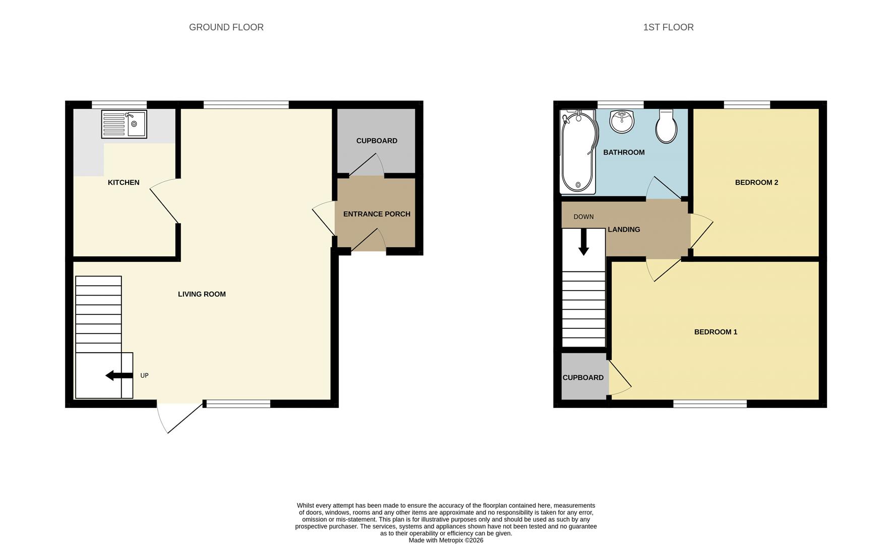 95, Monksmead, Tavistock floorplan