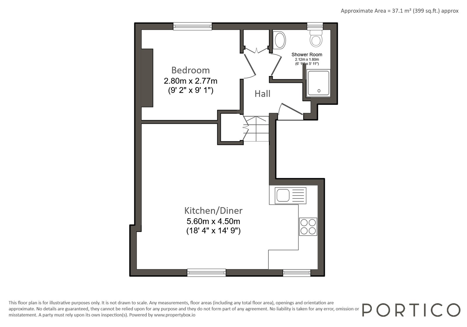 126, Dalling Road, London floorplan