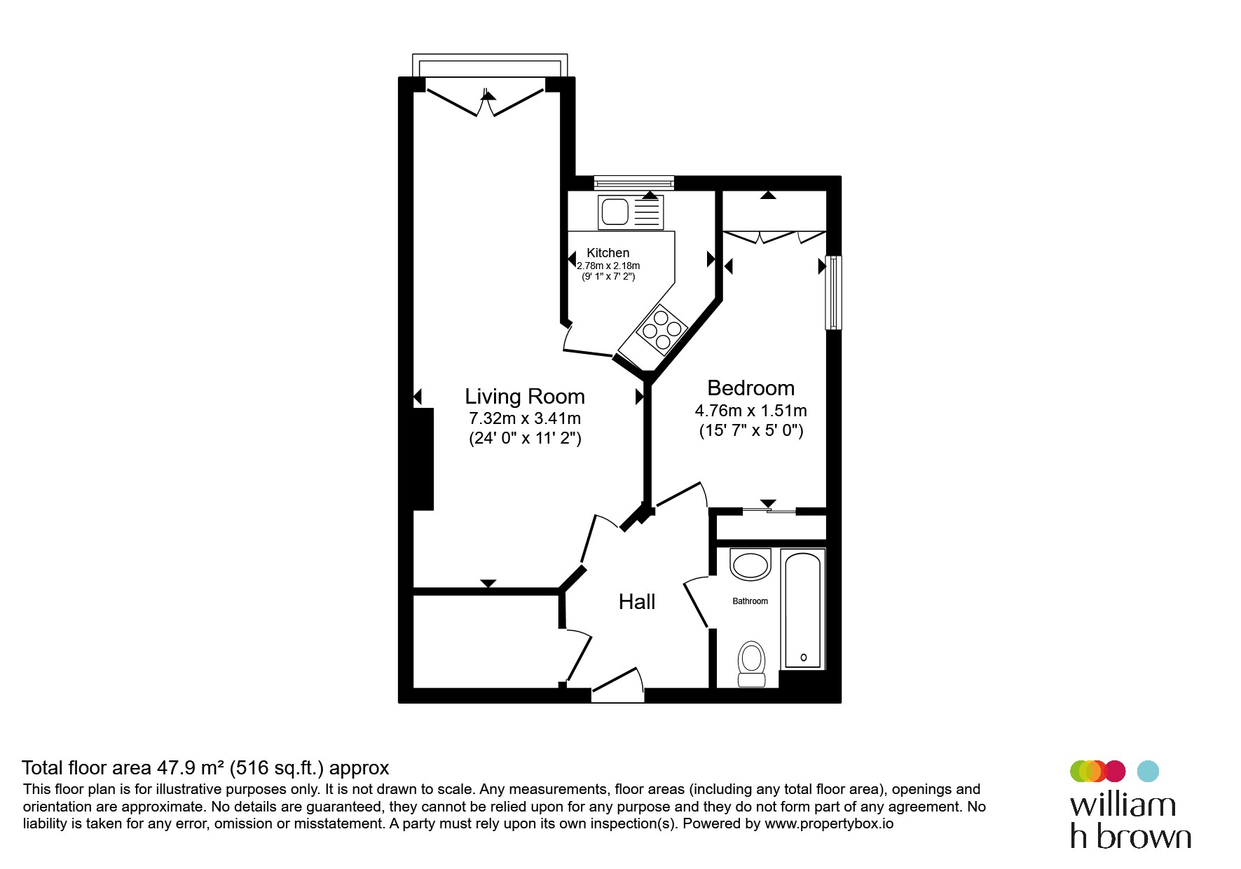 Apartment 22, Jowett Court, Highfield Road, Bradford floorplan