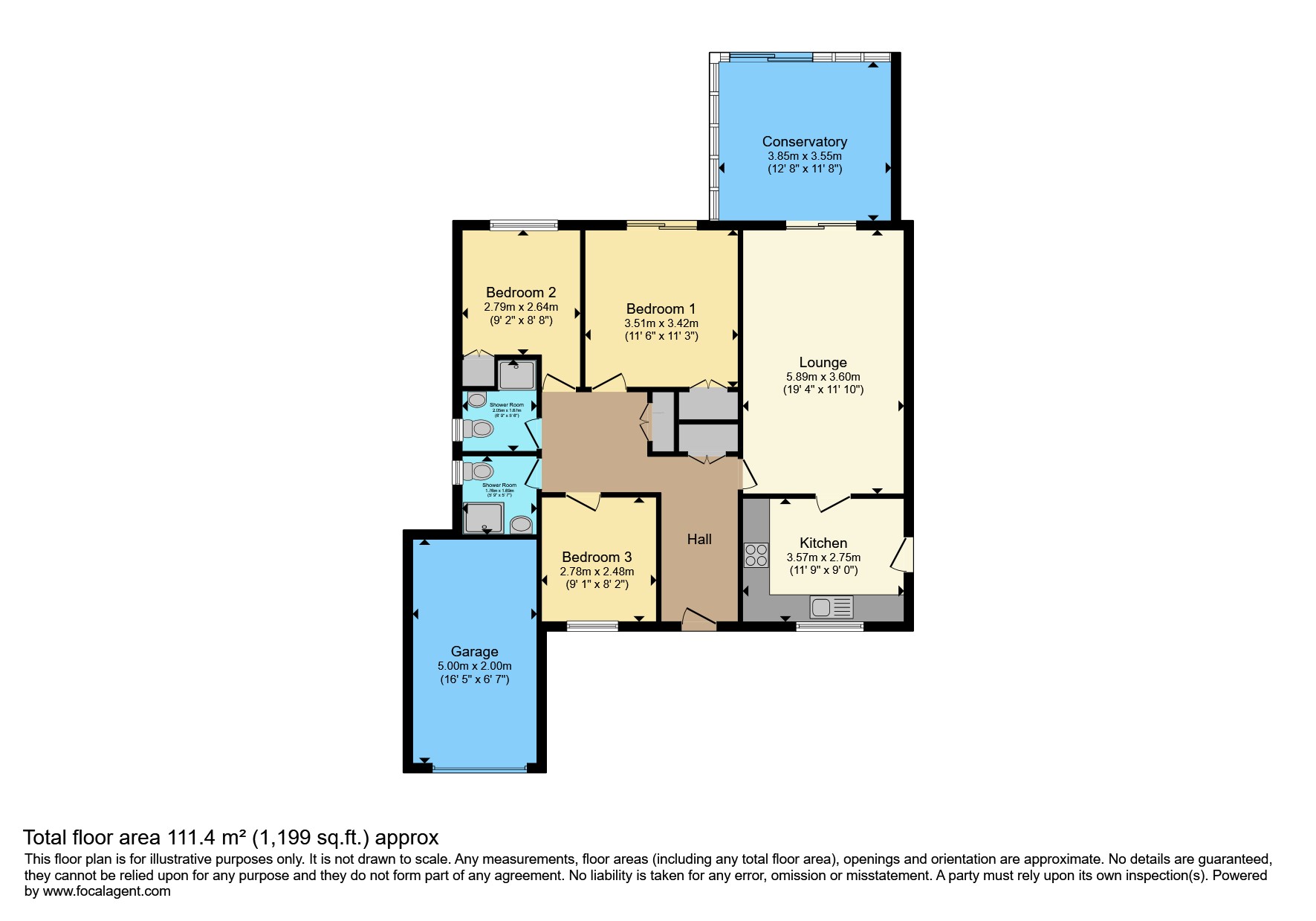 2, Cochrane Close, Eastbourne floorplan