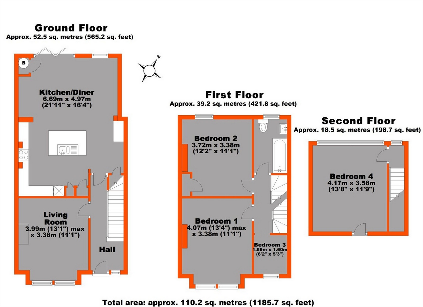 4 Bedrooms End terrace house for sale in Arrol Road, Beckenham, Kent BR3