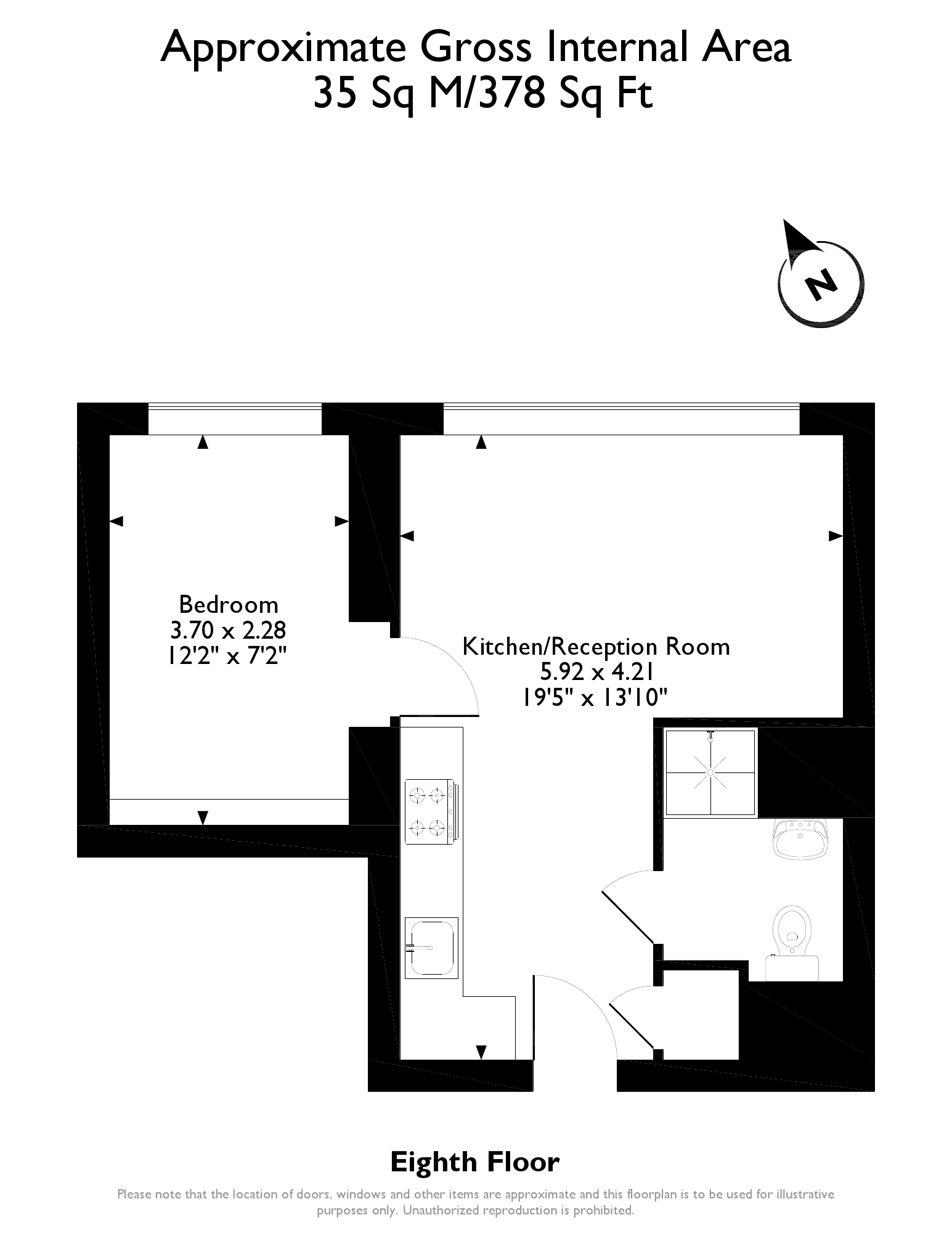 Highgate Hill, London N19, 1 bedroom flat for sale 54047844