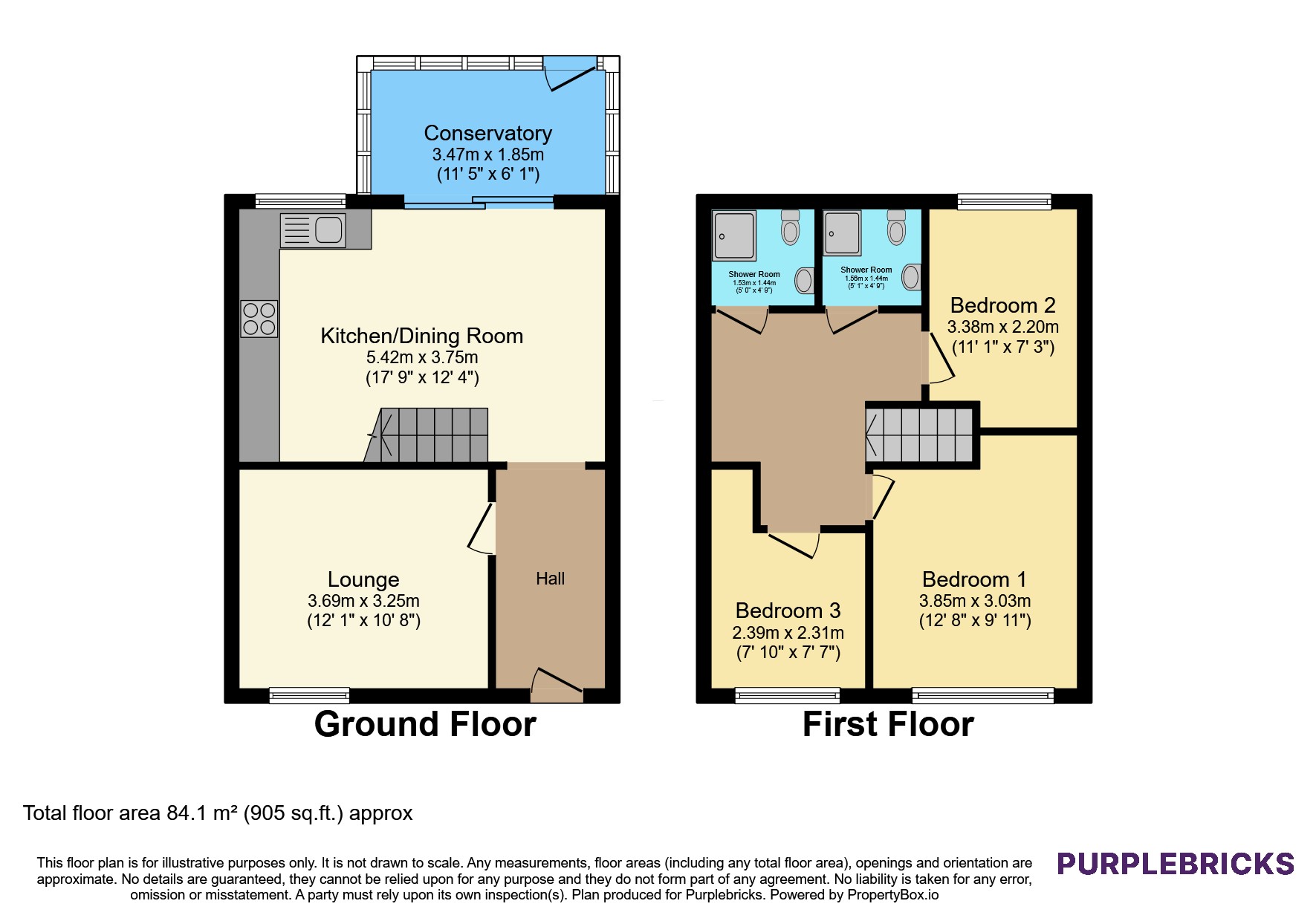 105, Brook Farm Walk, Birmingham floorplan