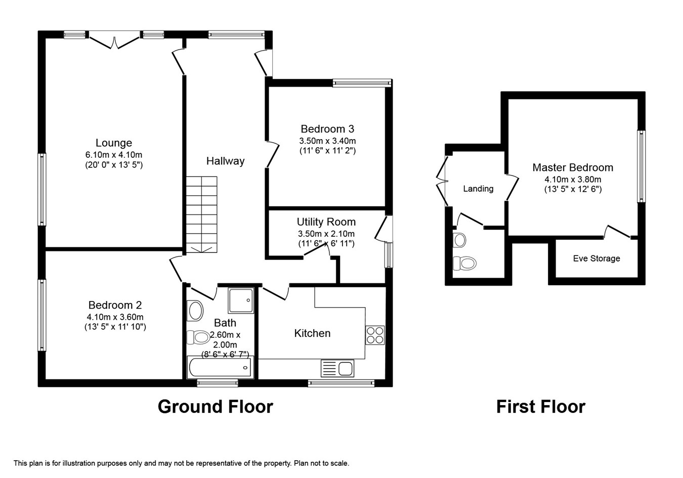 3 Bedrooms Detached bungalow for sale in Heol Evan Wynne, Pontlottyn, Bargoed CF81