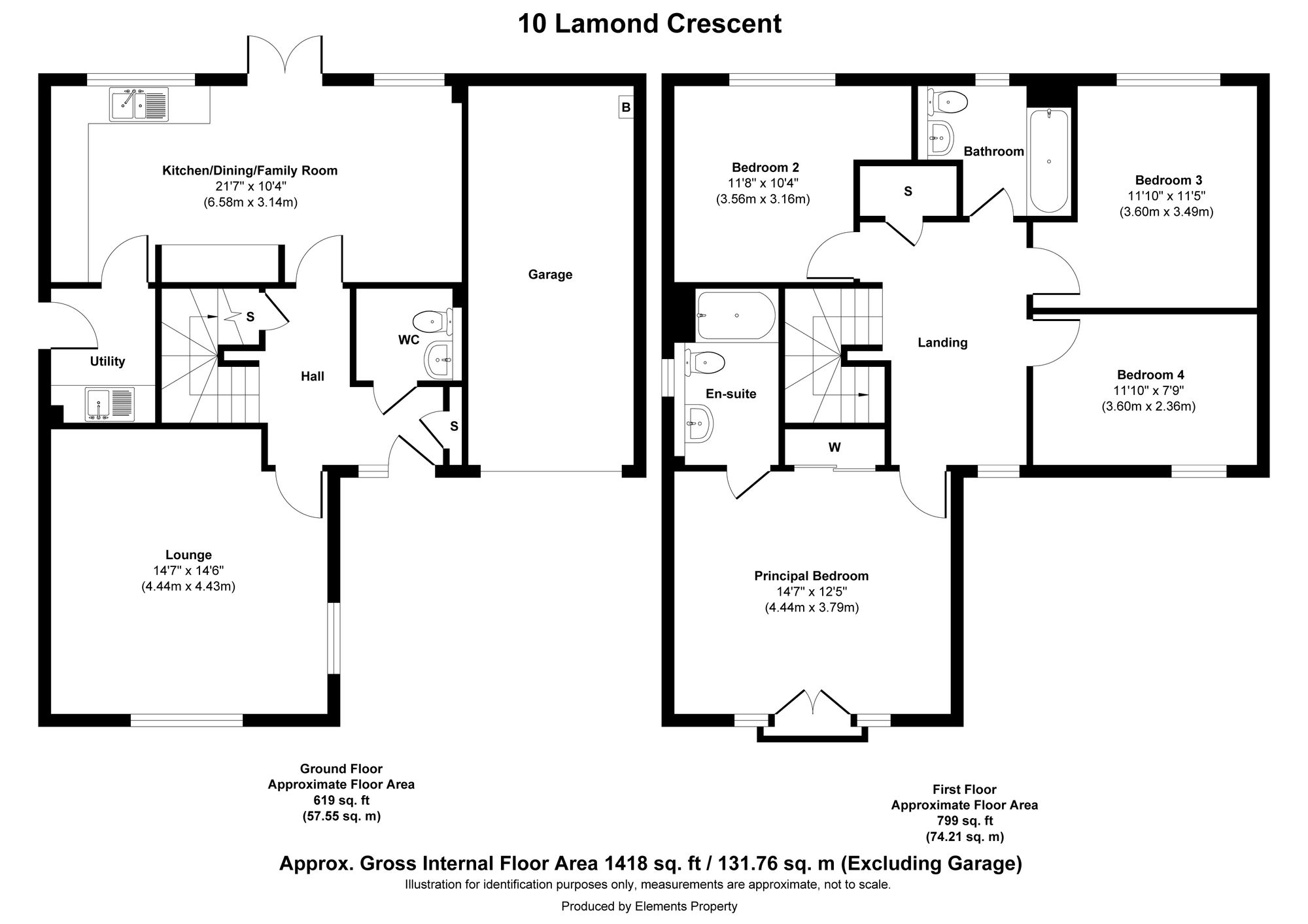 10 Lamond Crescent, Broxburn floorplan