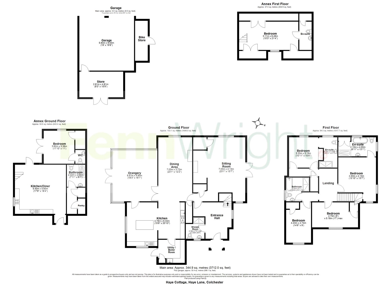 Haye Cottage,, Upper Haye Lane, Colchester floorplan