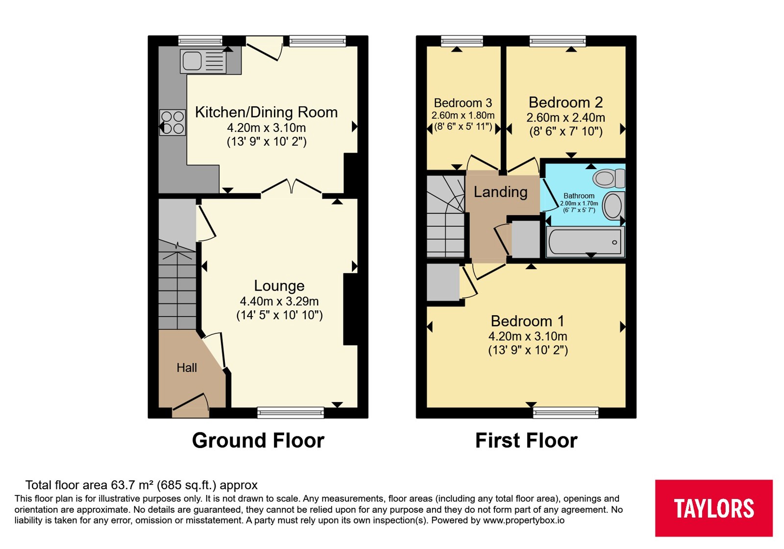 73, Wyngates, Bedfordshire floorplan