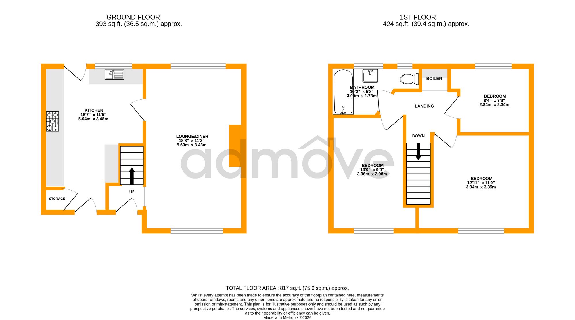 3 Elderberry Walk, Manchester floorplan