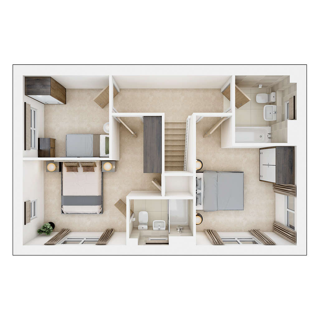 The Aynesdale - Plot 228, Waterside Gardens, Grange Road, Sutton Stop, Coventry floorplan