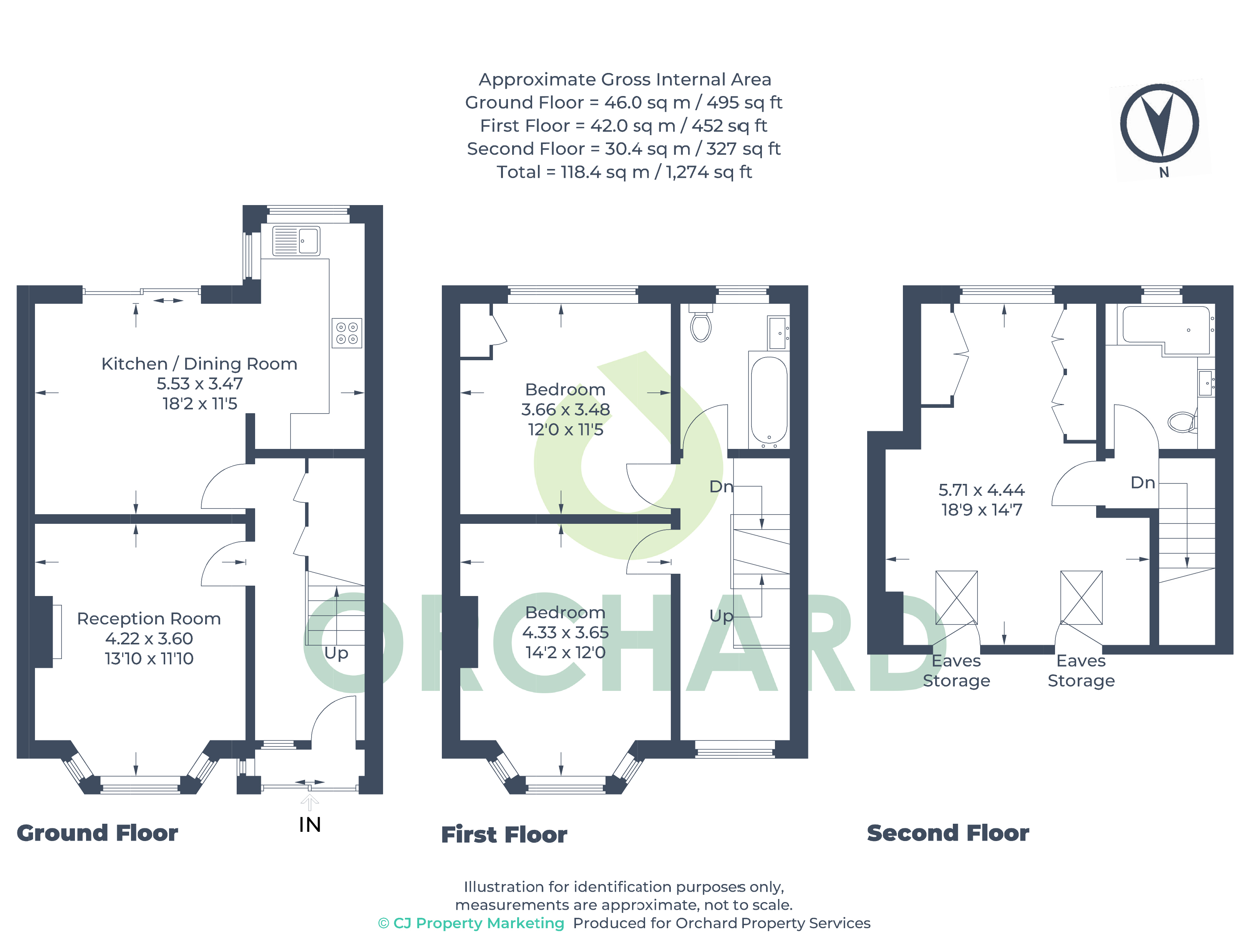 5, Richmond Avenue, Middlesex floorplan