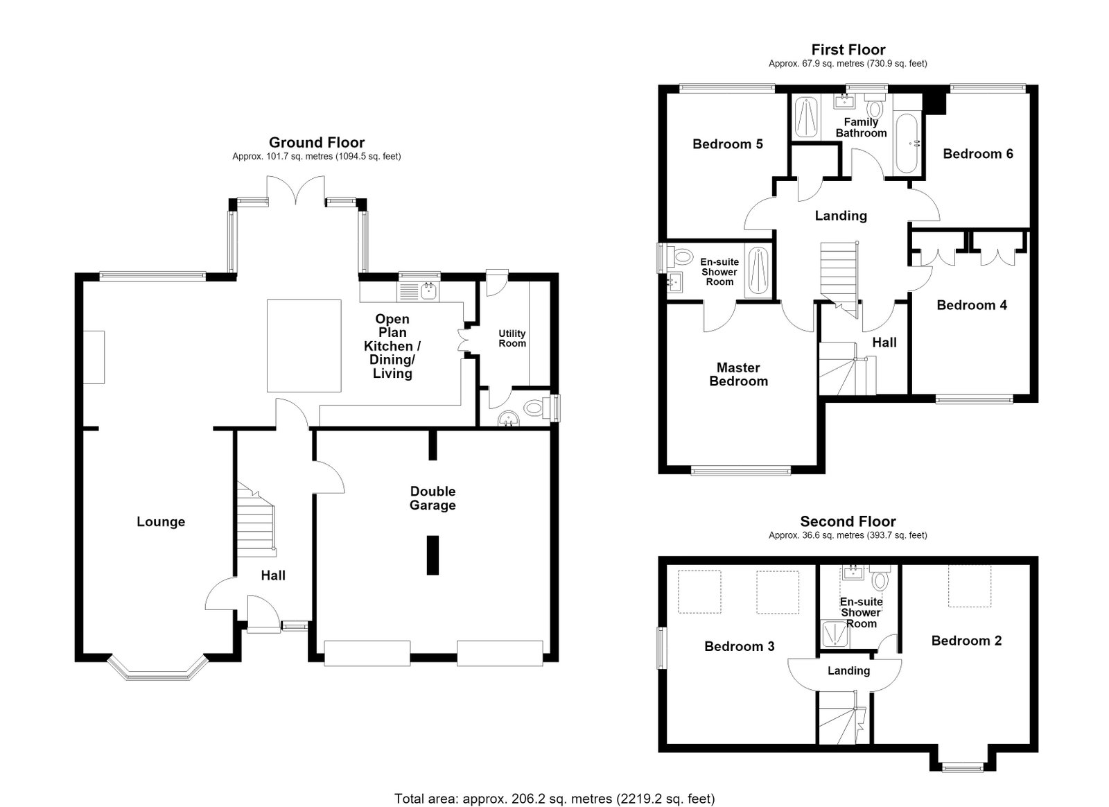 21, Longhirst Drive, Cramlington floorplan
