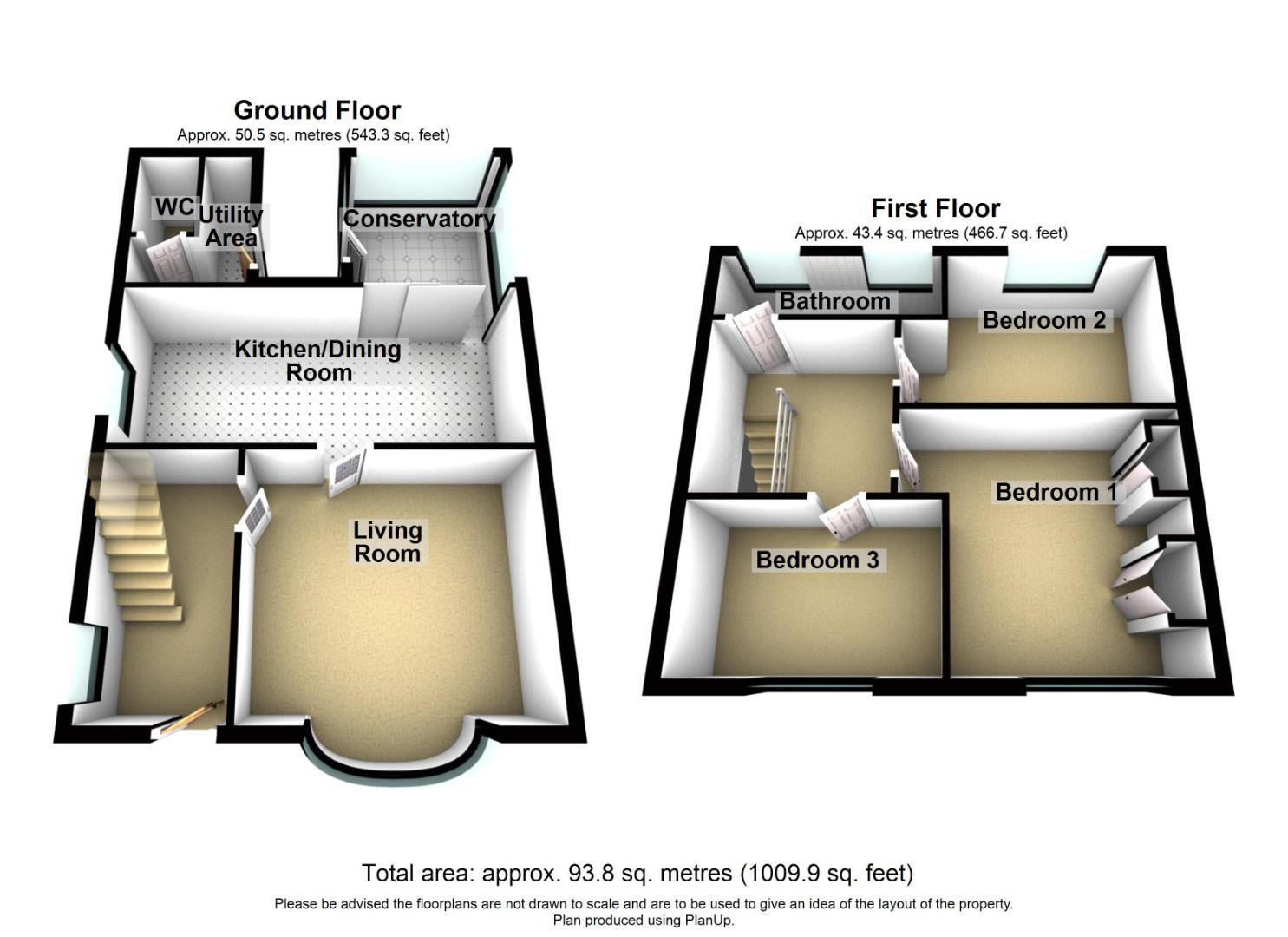 34, Horton Avenue, Shiremoor Newcastle Upon Tyne floorplan