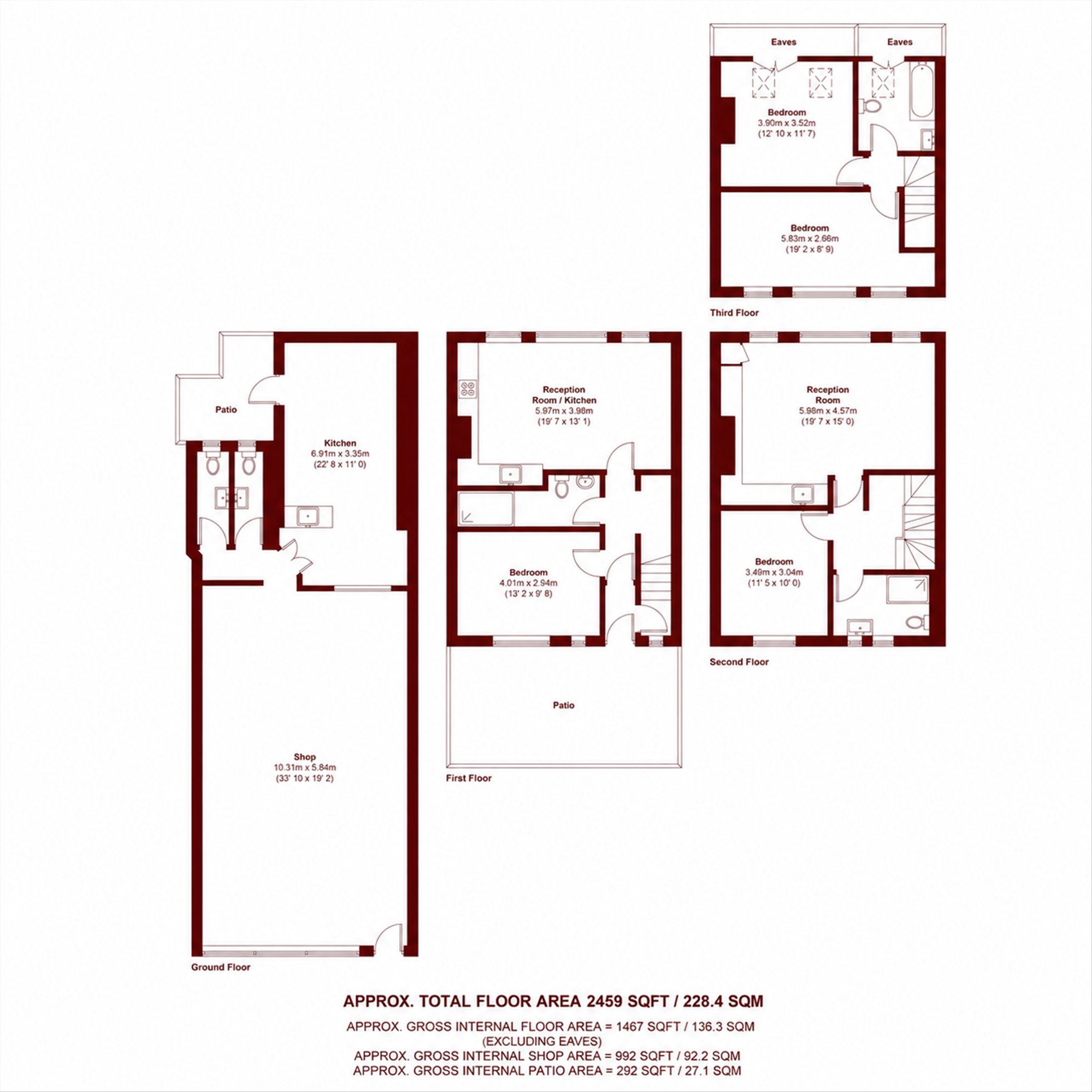 34, Colston Road, London floorplan