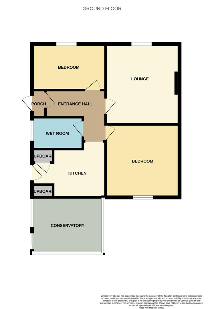 44, Saxondale Avenue, Burnham on Sea floorplan