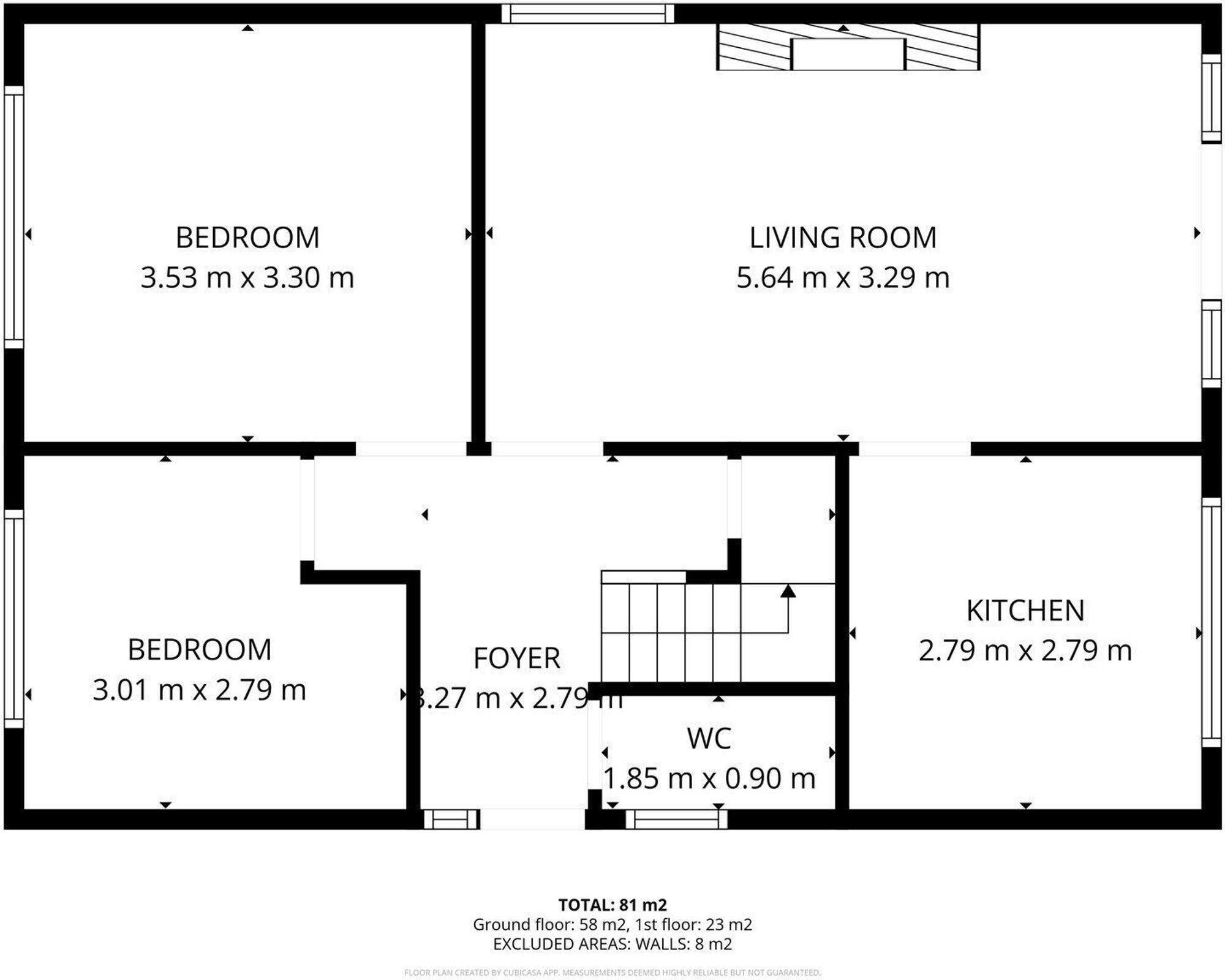 53 Forest Avenue, Hengoed floorplan