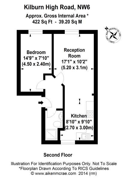 Flat B, London floorplan