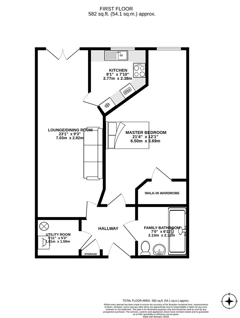 Apartment 19 Haworth Court, Preston Road, Chorley floorplan