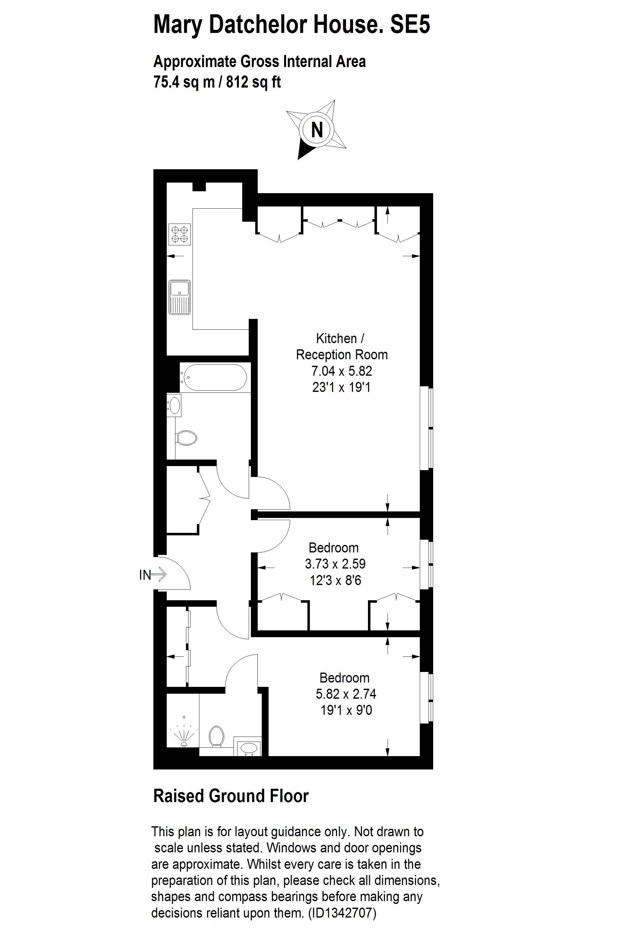 Camberwell Grove, Camberwell floorplan