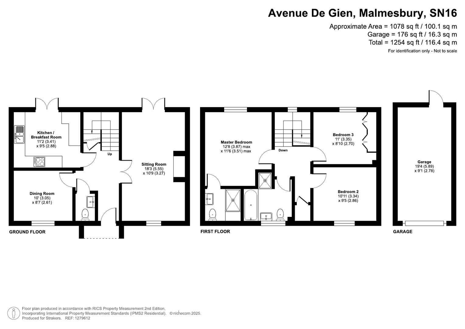 116, Avenue De Gien, Malmesbury floorplan