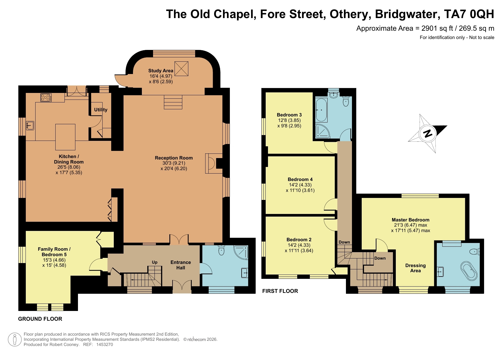 The Old Chapel, Bridgwater floorplan