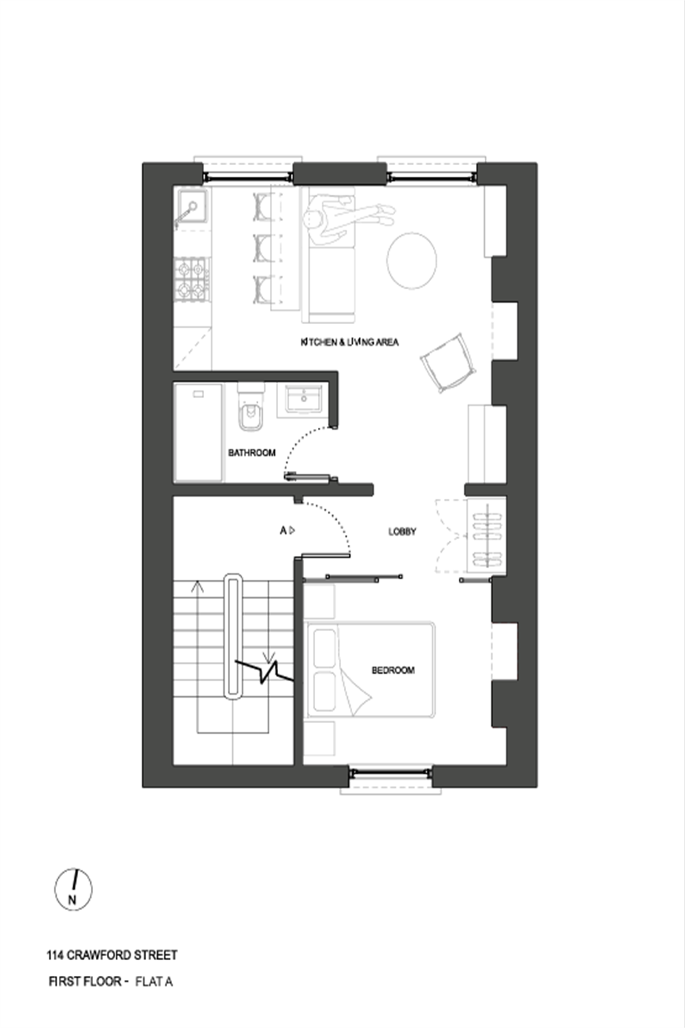 114, Crawford Street, London floorplan