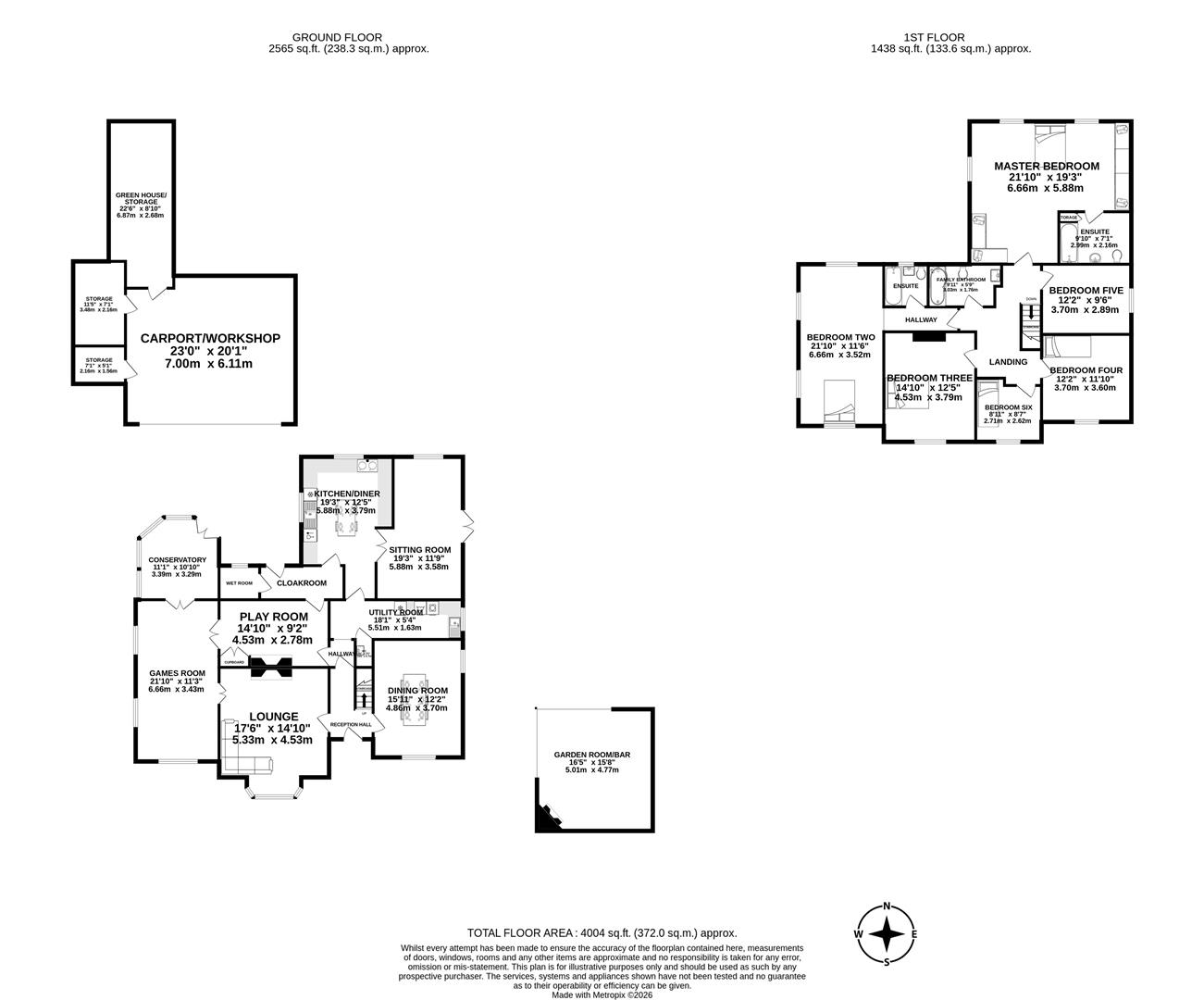 New Inn Farmhouse, Dawson Lane, Leyland floorplan