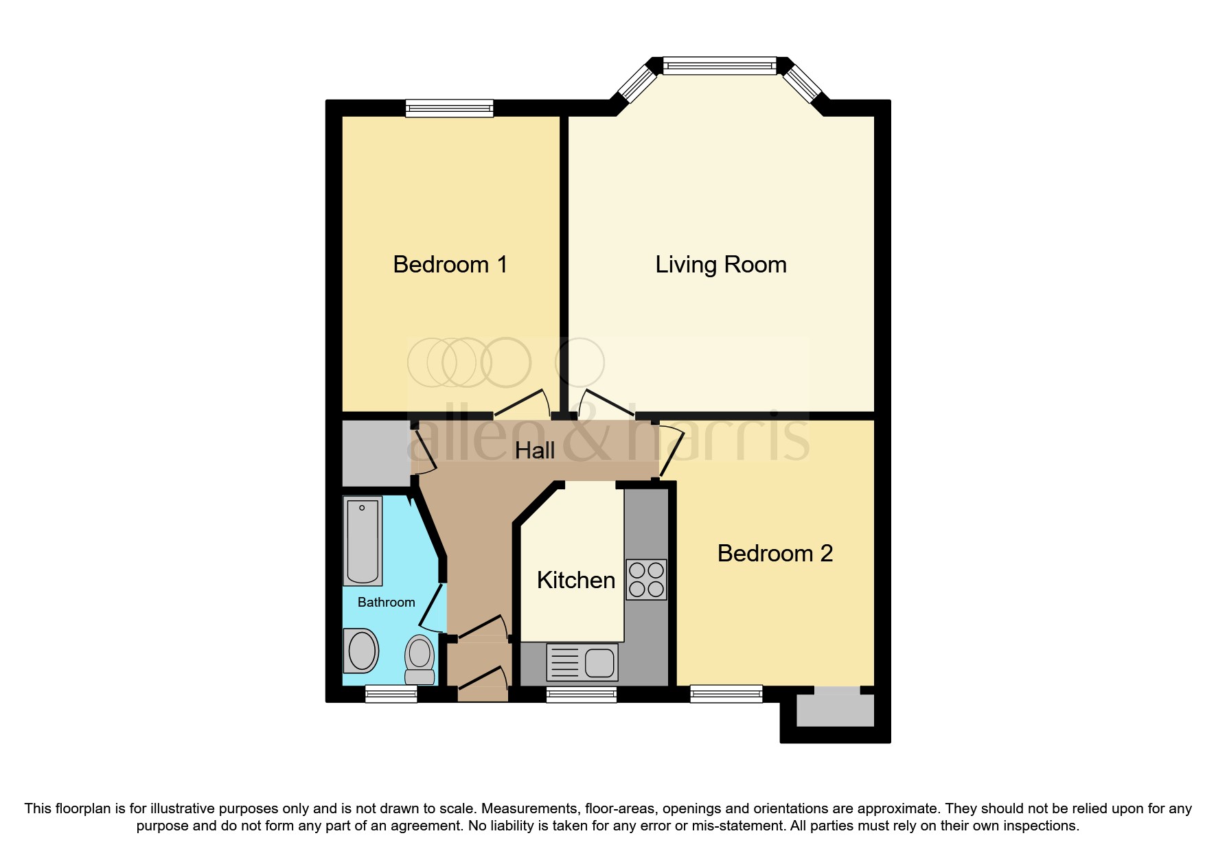 Maclaren Place, Netherlee, Glasgow G44, 2 bedroom flat for sale