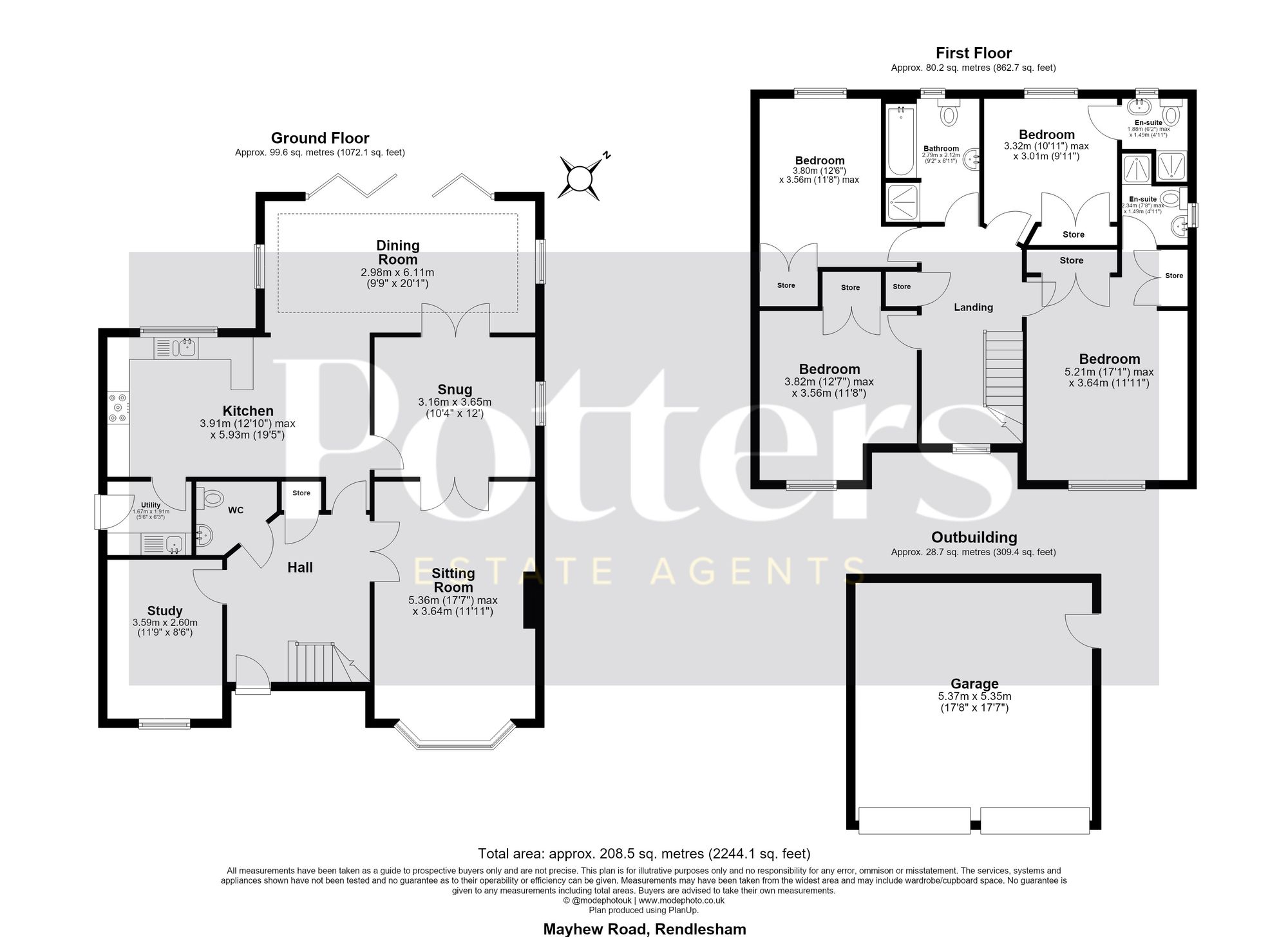 7 Mayhew Road, Woodbridge floorplan