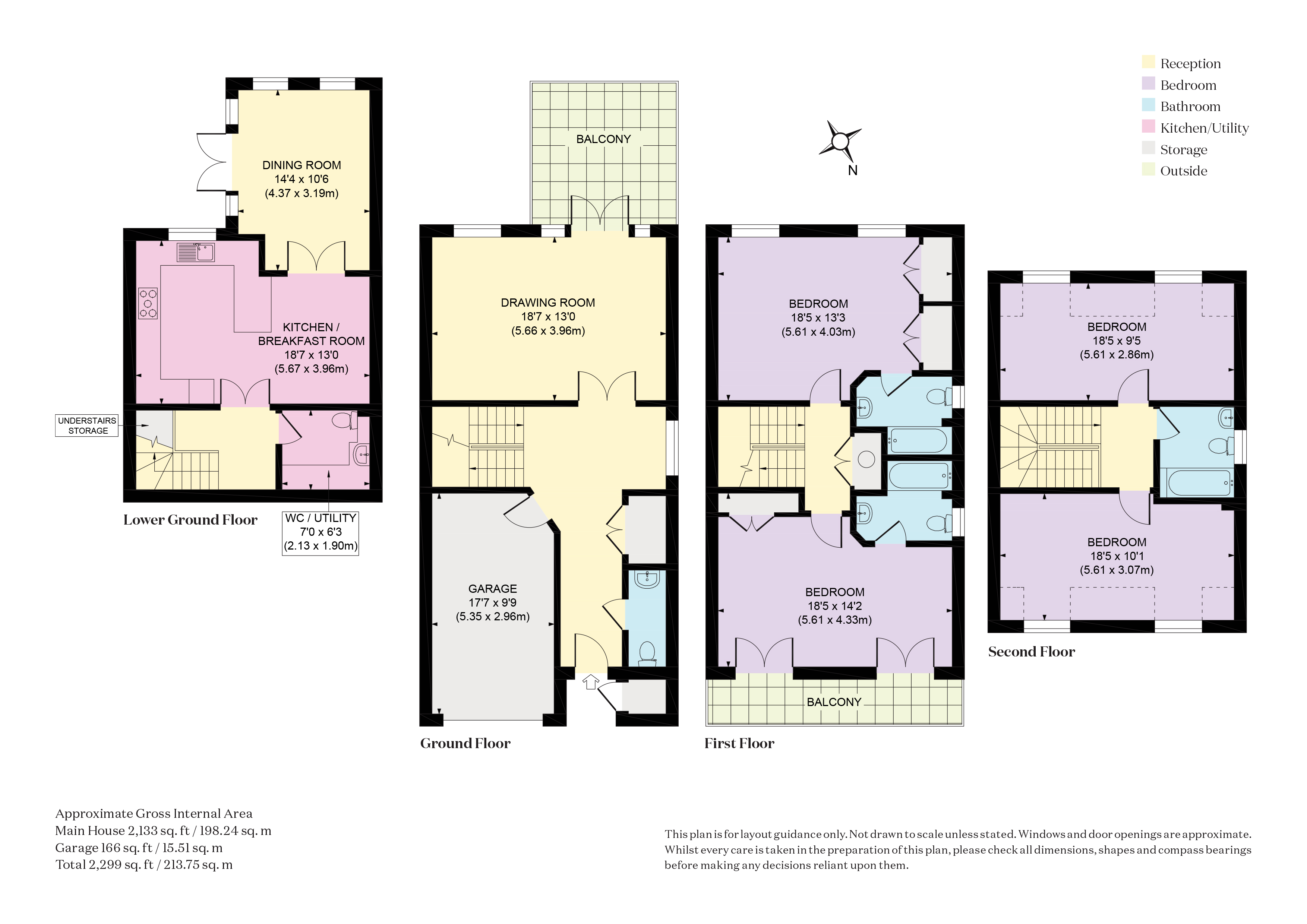 75, Lancaster Avenue, Guildford floorplan