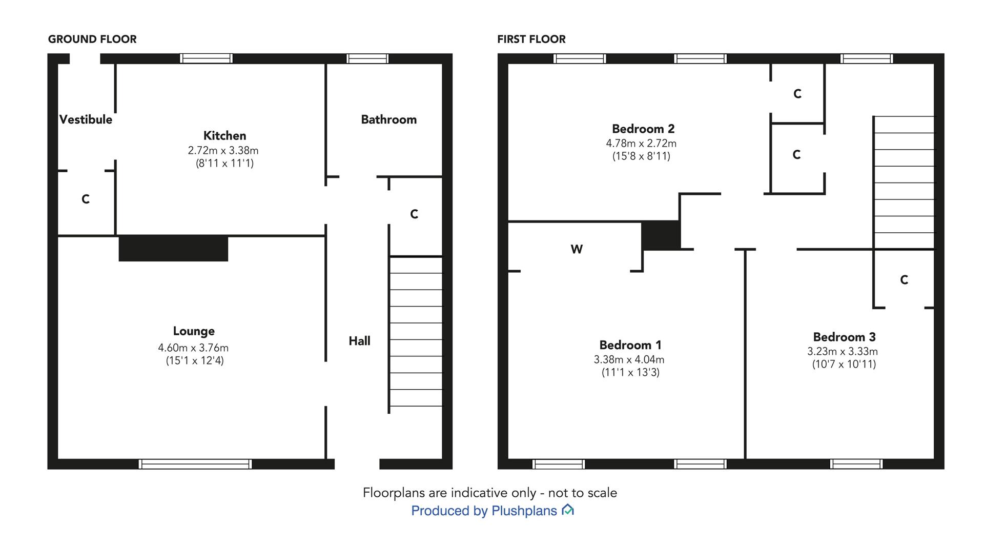32, Kinloch Lane, Greenock floorplan