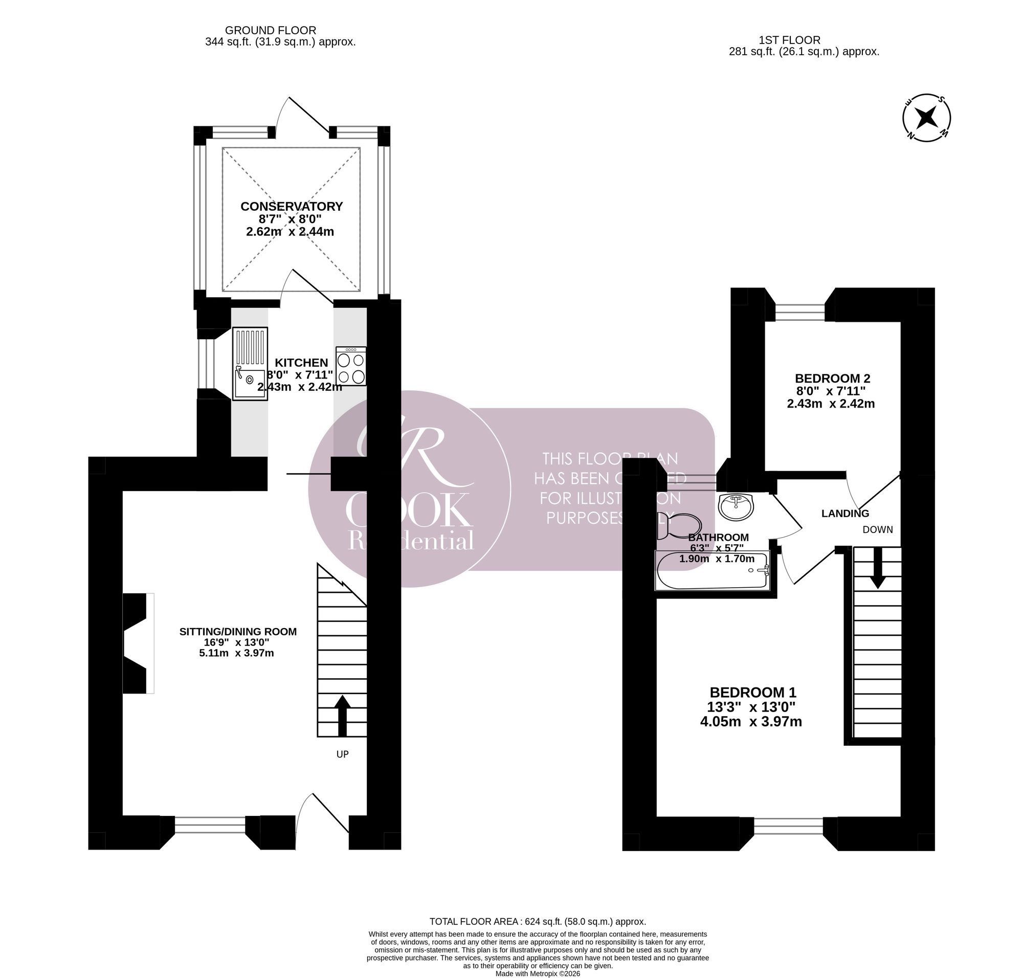 5 Oak Terrace Gloucester Road, Cheltenham floorplan