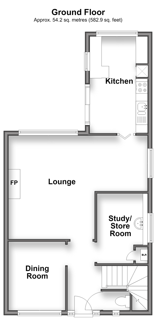 Ashmead Close Lordswood, Chatham floorplan