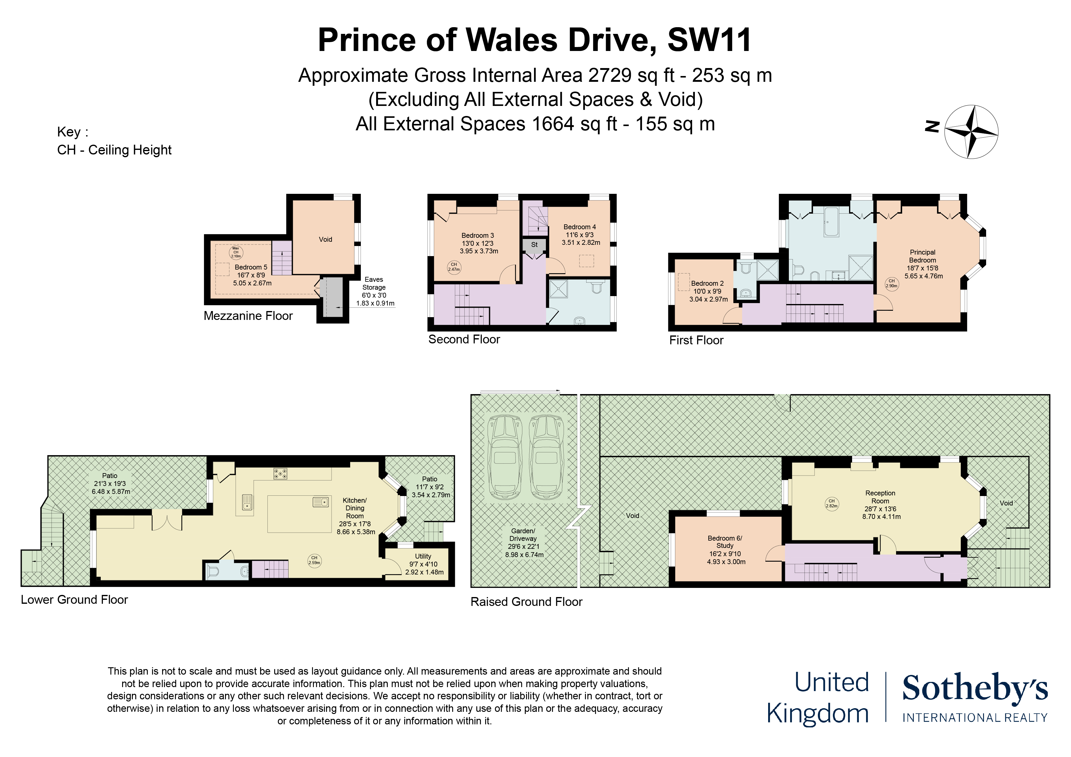 Prince, Prince of Wales Drive, London floorplan