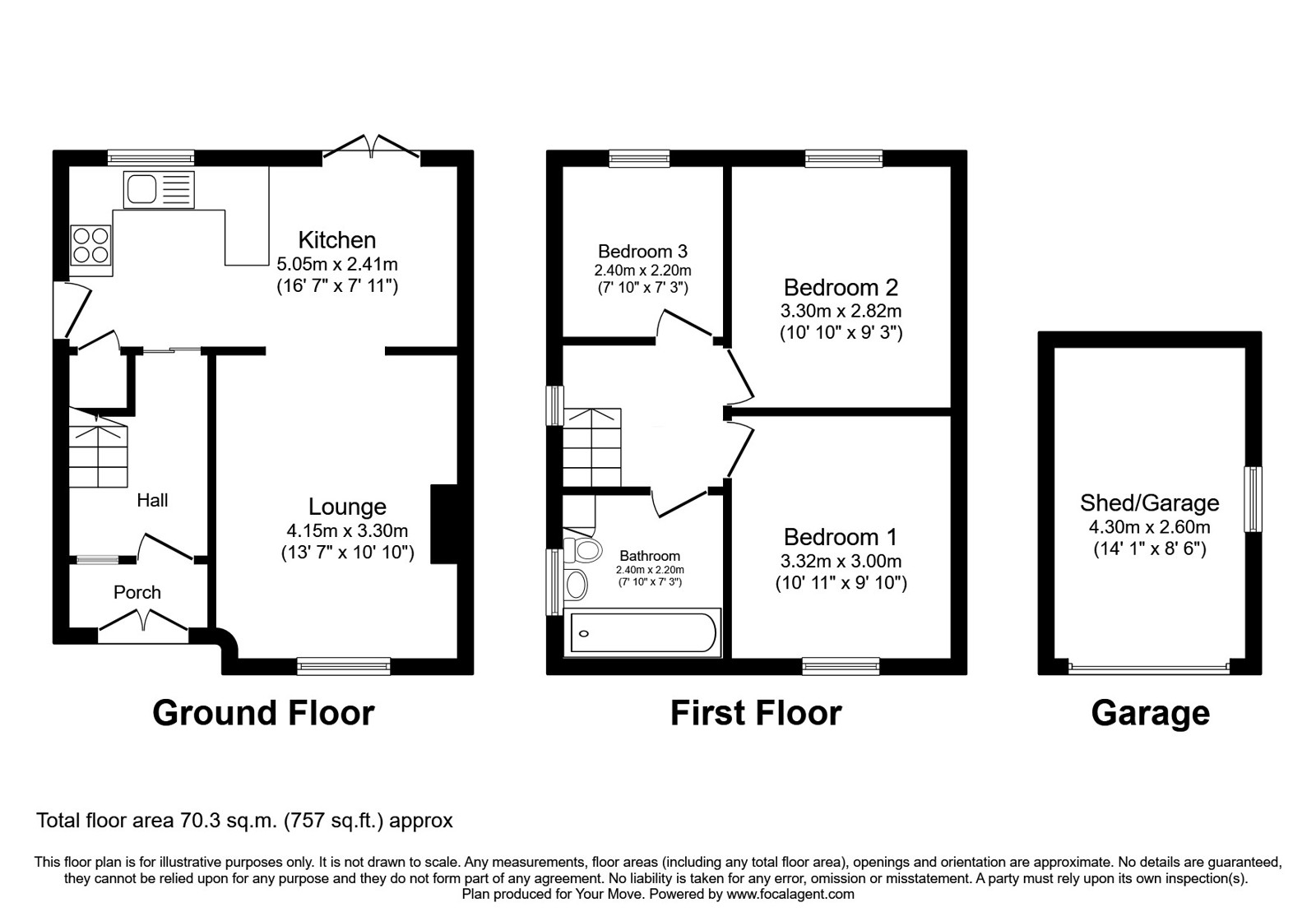 107, Dalby Crescent, Lancashire floorplan