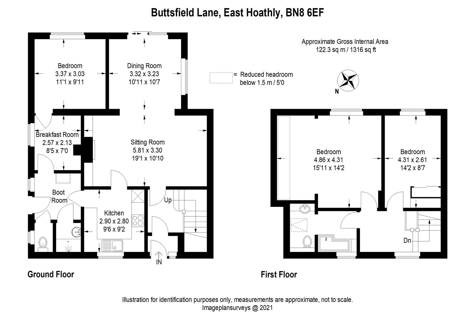 26, Buttsfield Lane, Lewes floorplan
