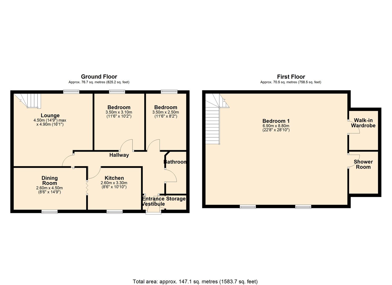 2 The Old School, High Road, Lancaster floorplan