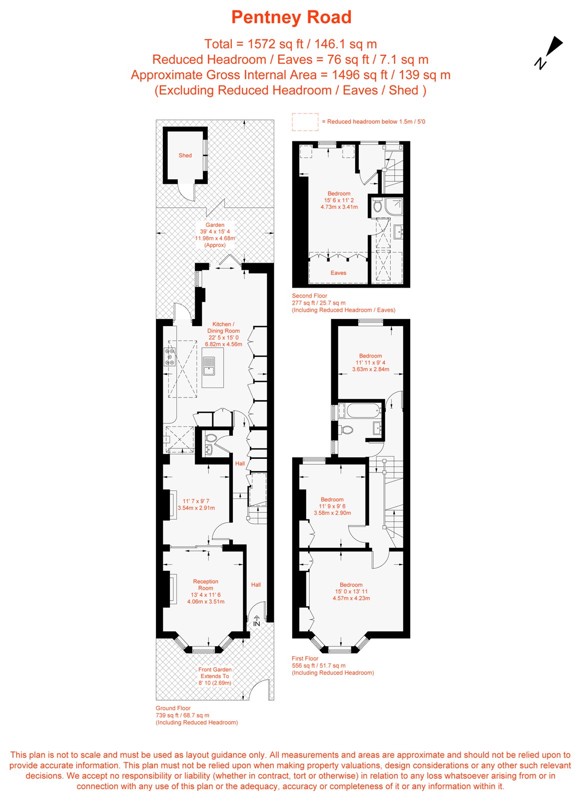 Pentney Road, London SW12, 4 bedroom terraced house for sale 64884186